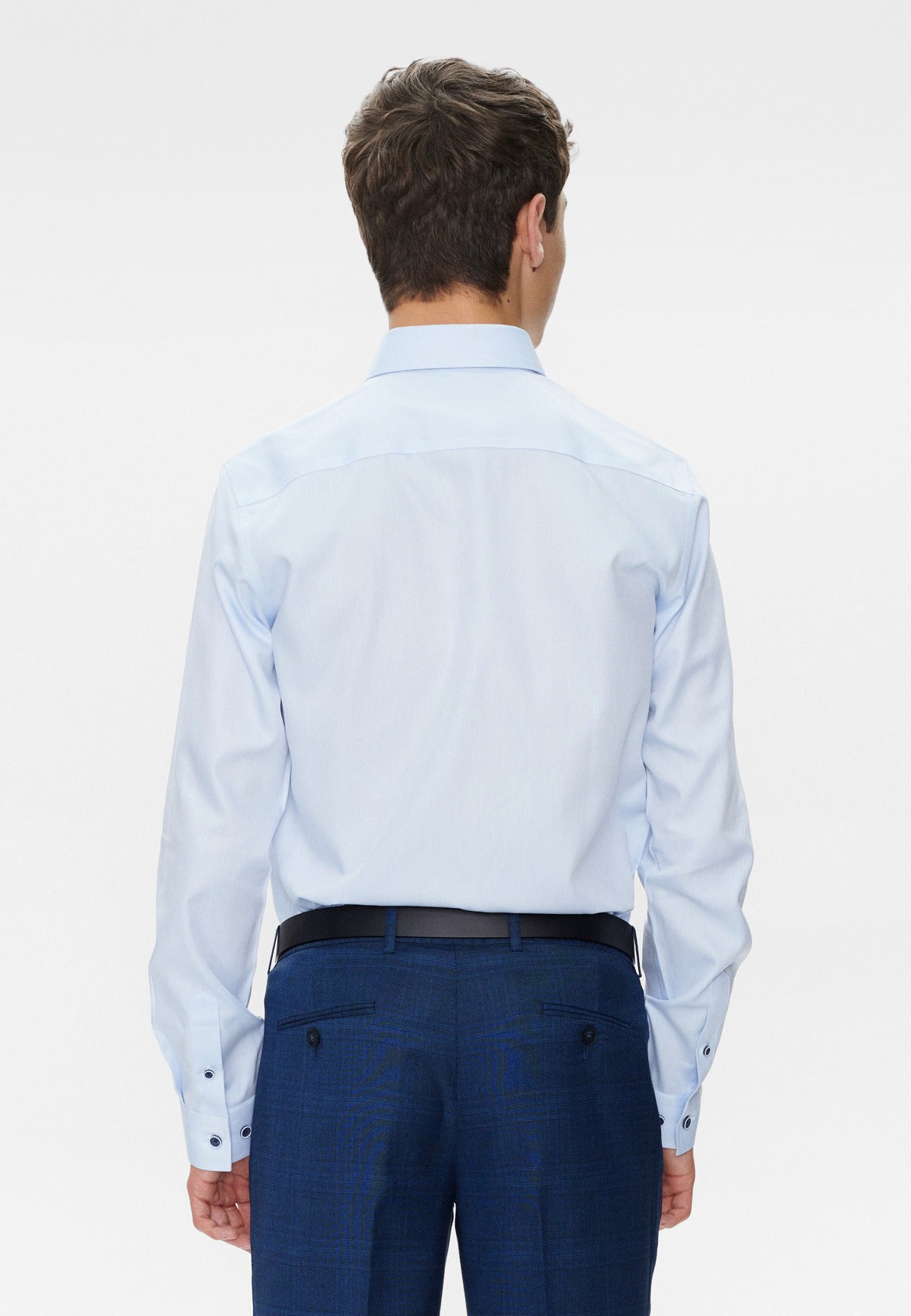 NIFTY BOY Skjorte kontrastknap BERTIL 3209