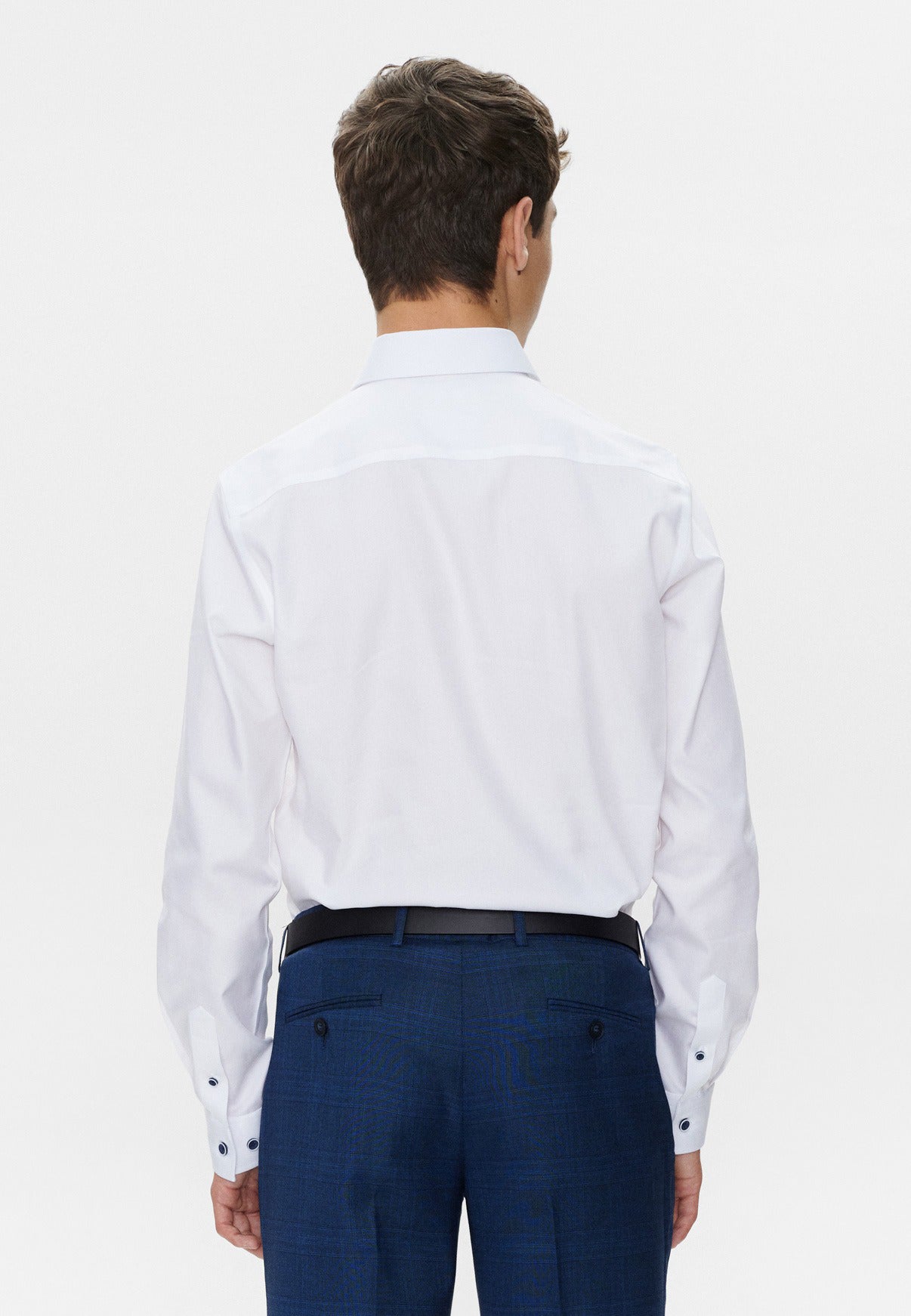 NIFTY BOY Skjorte kontrastknap BERTIL 3209