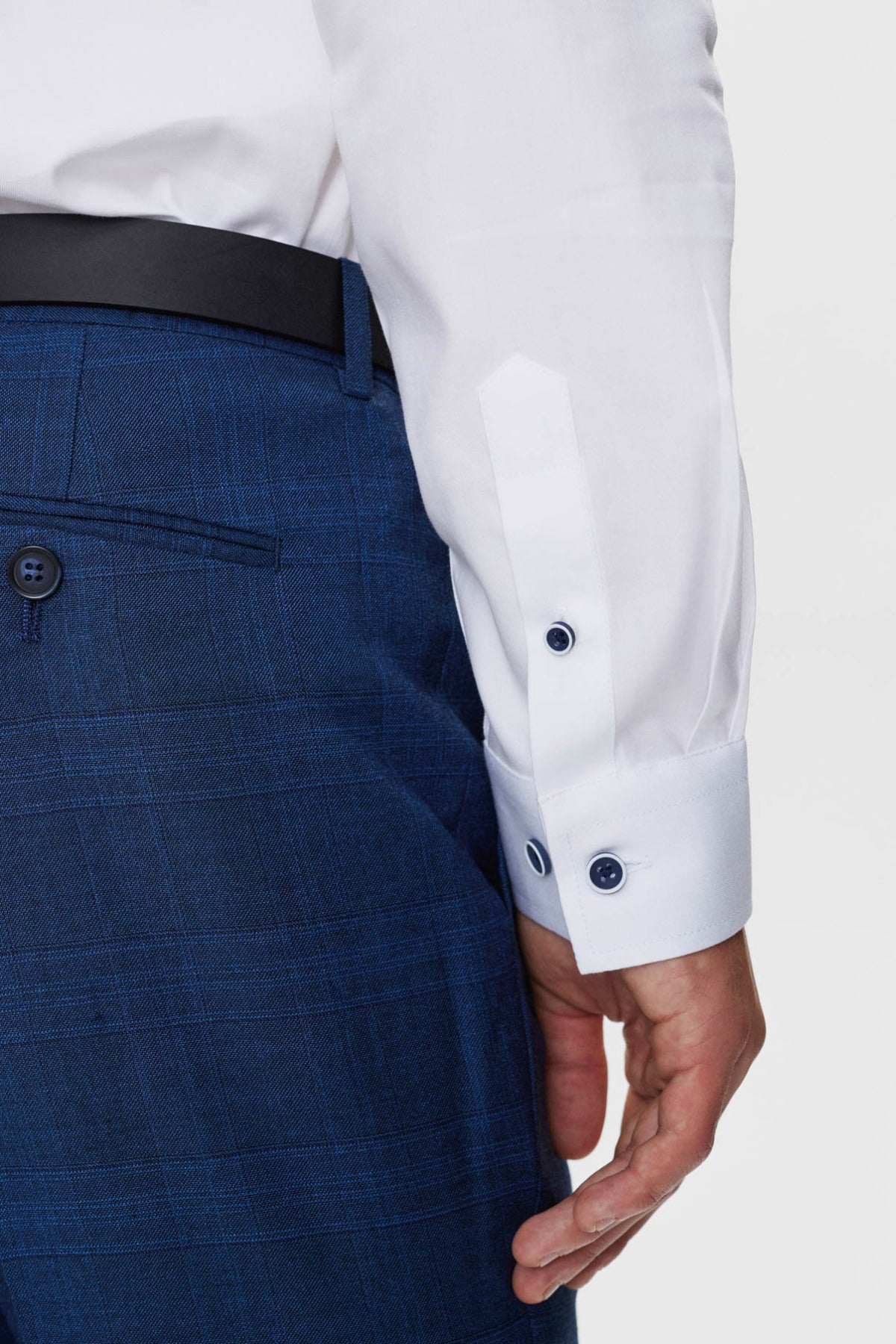 NIFTY BOY Skjorte kontrastknap BERTIL 3209