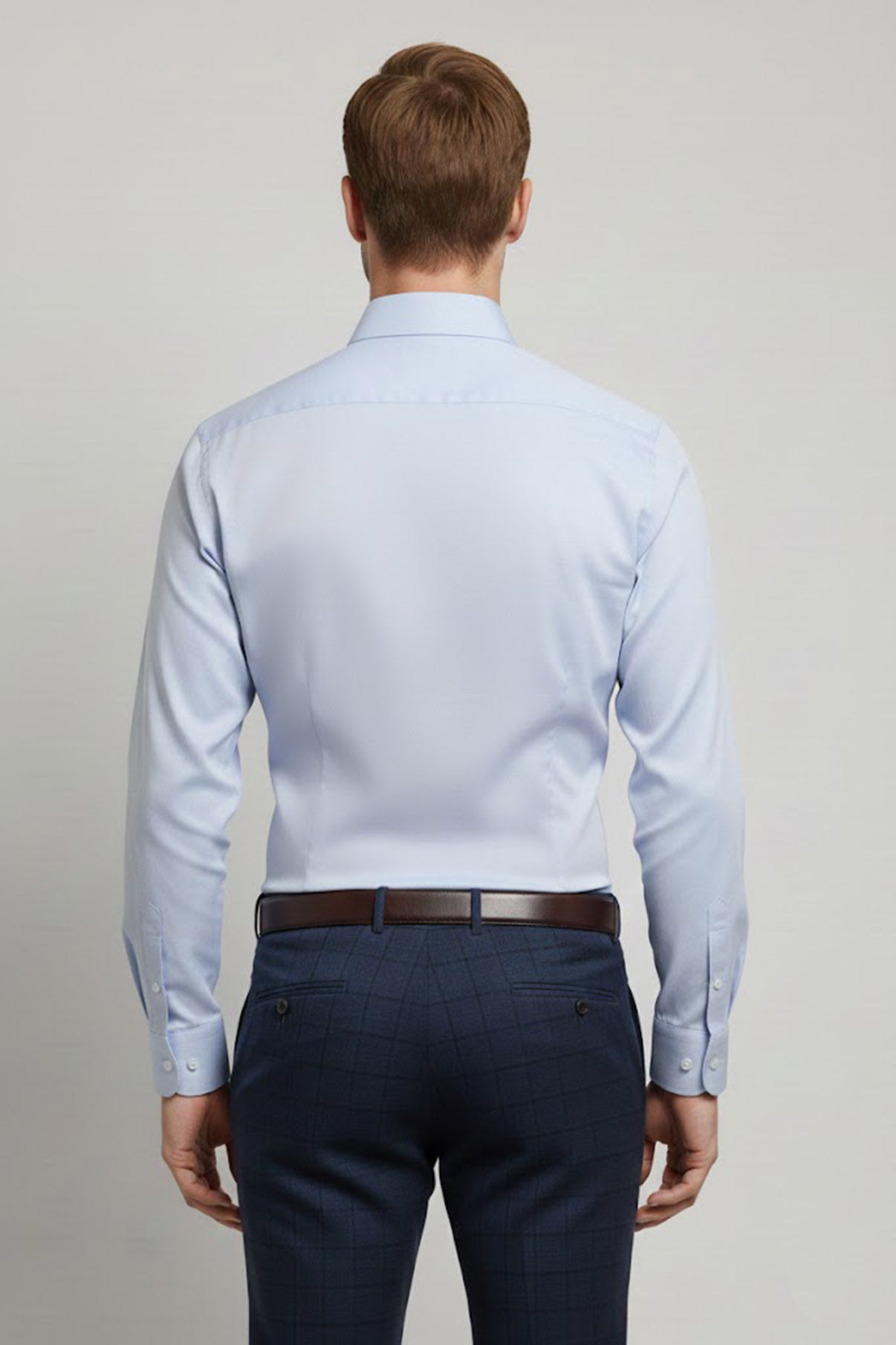 Hento - Strygefri langærmet skjorte