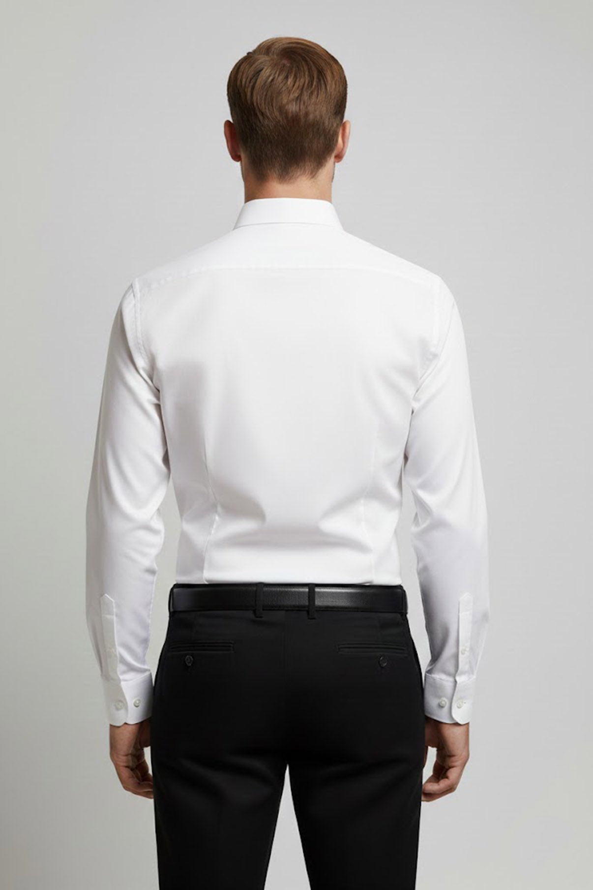 Hento - Strygefri langærmet skjorte