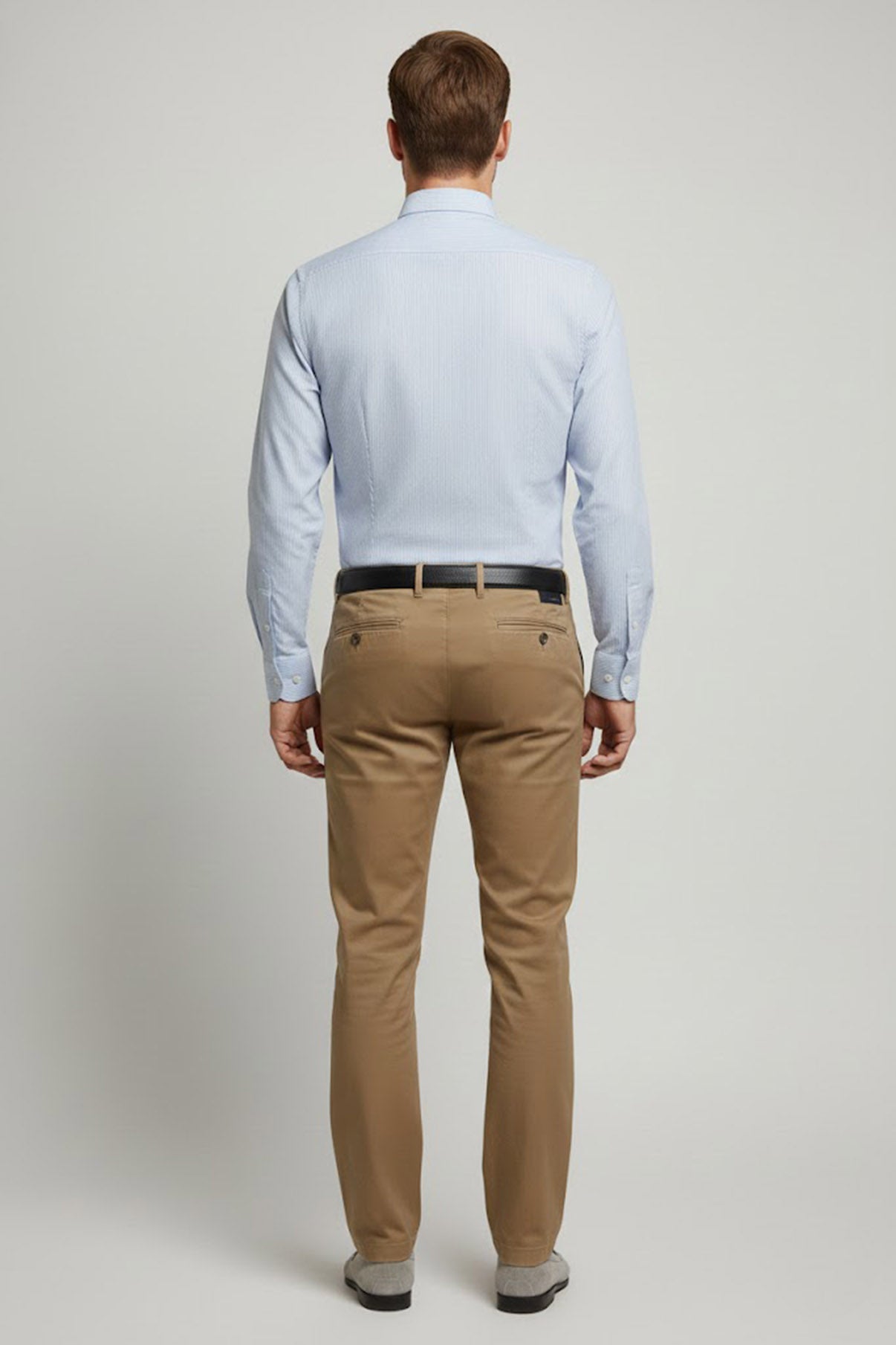 Hento - Strygefri langærmet skjorte