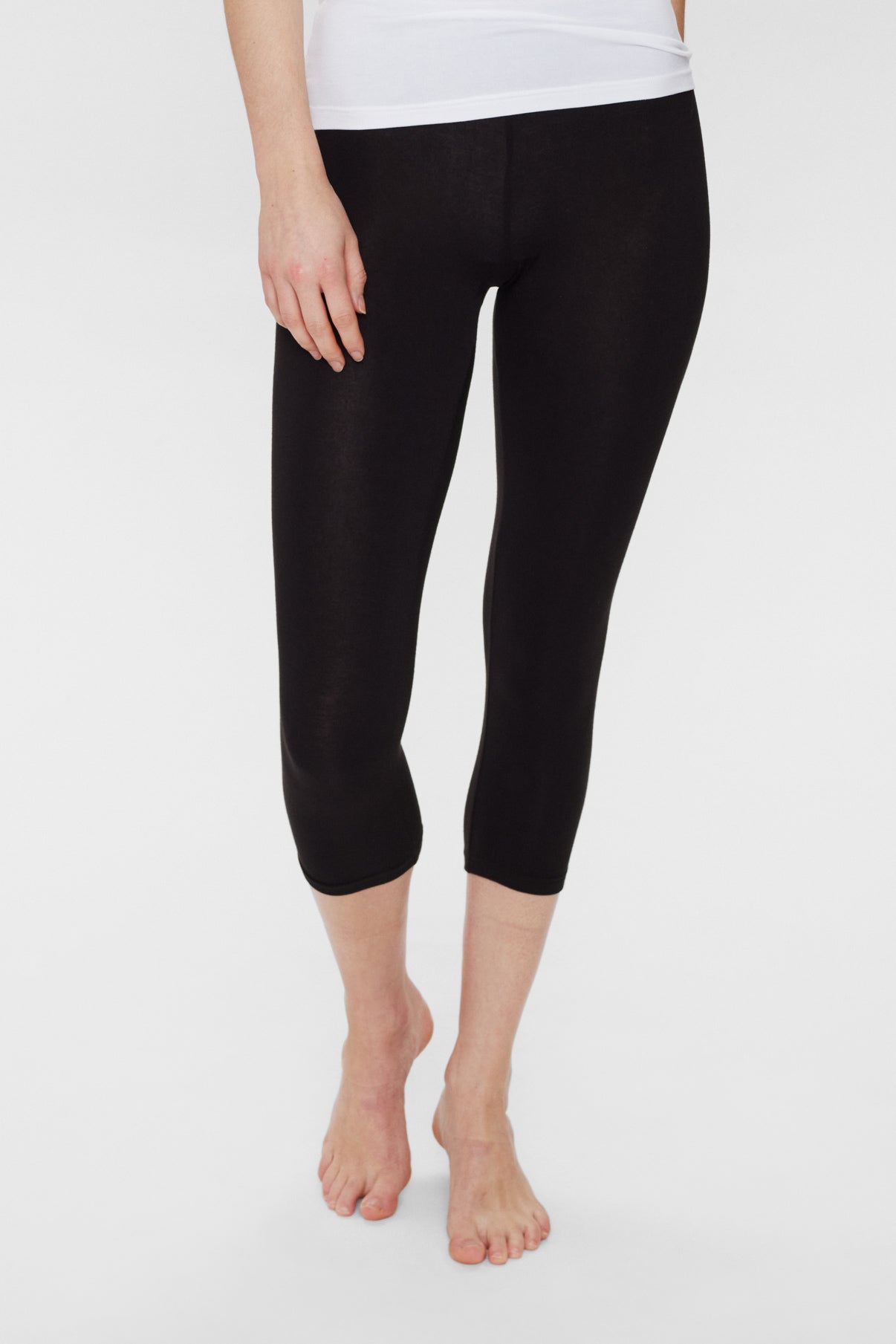 Margot - 3-Pak capri-leggings i blød kvalitet