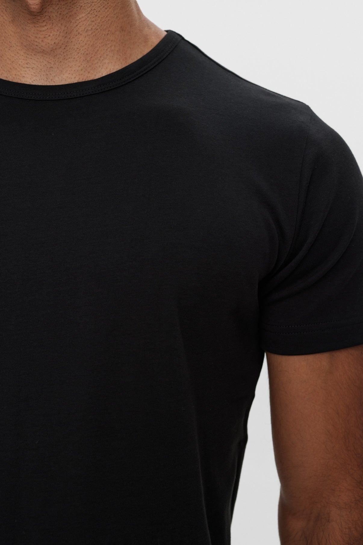 Sam - Basic T-shirt i tætvævet kvalitet