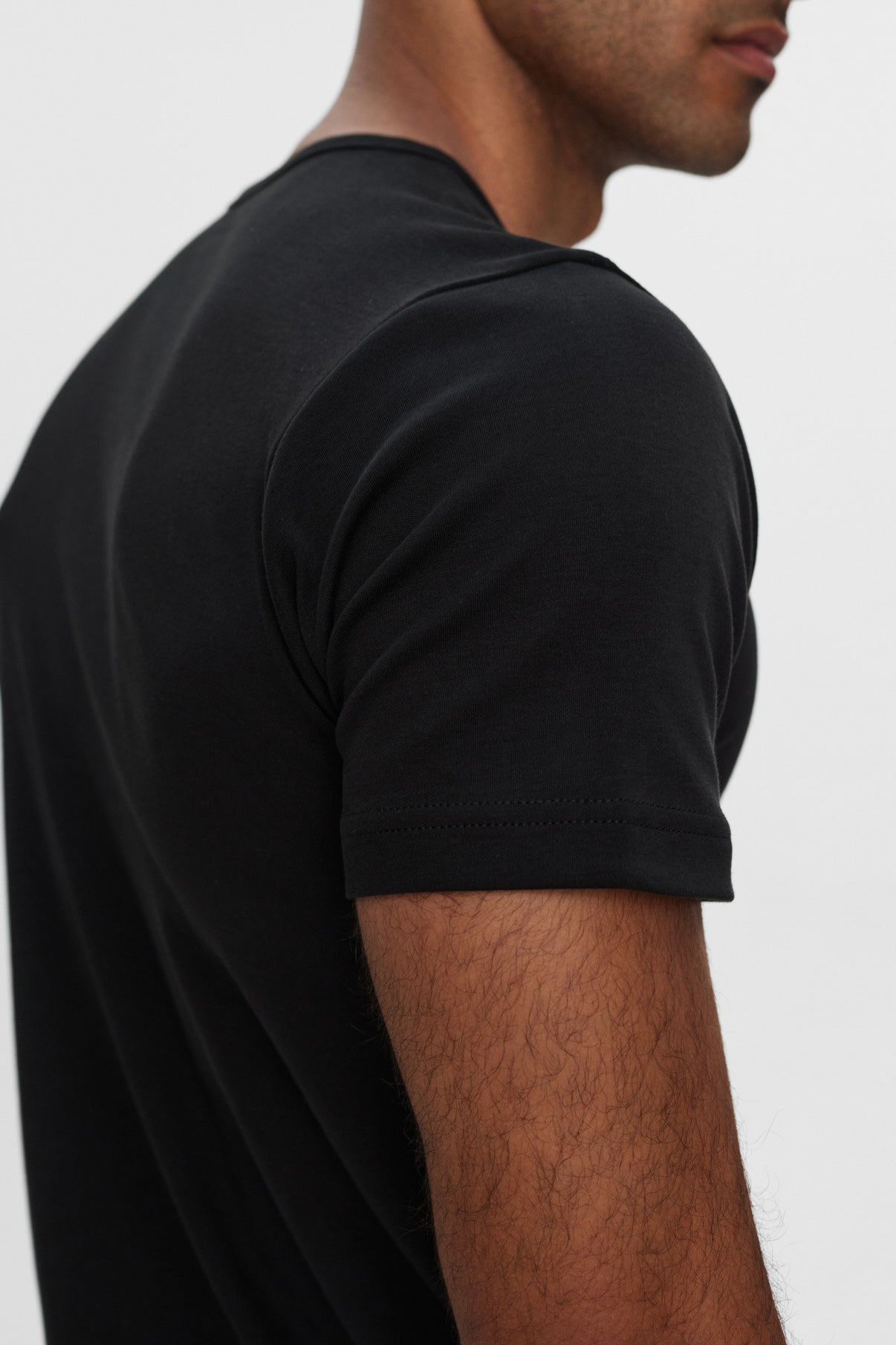 Sam - Basic T-shirt i tætvævet kvalitet