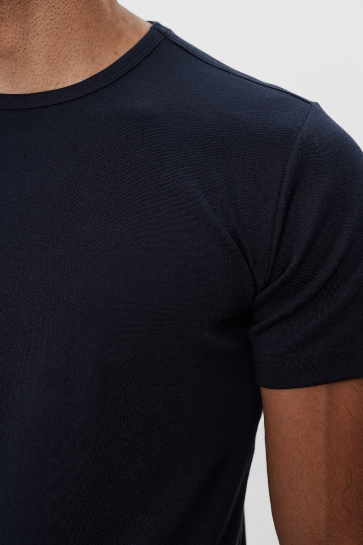 Sam - Basic T-shirt i tætvævet kvalitet