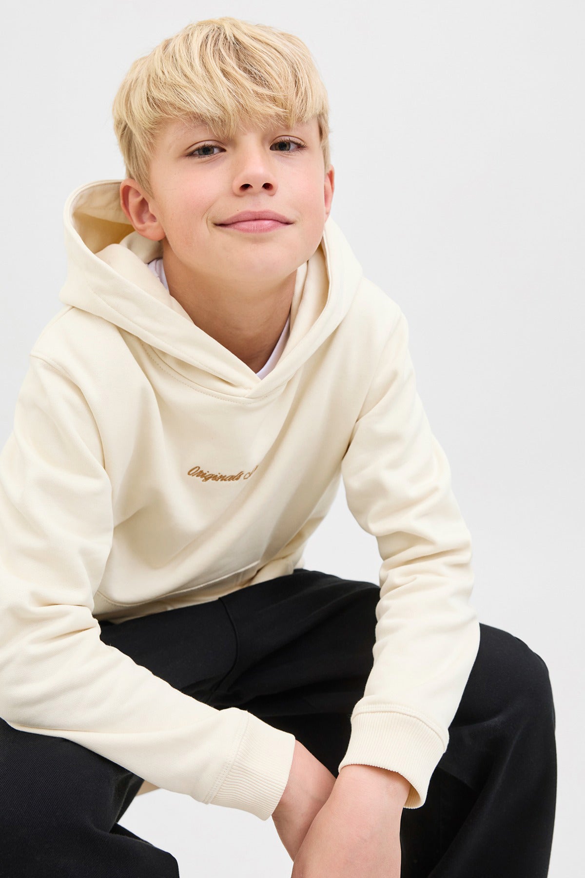 Jack & Jones Junior JORNORREBRO EMB SWEAT HOOD NOOS JNR