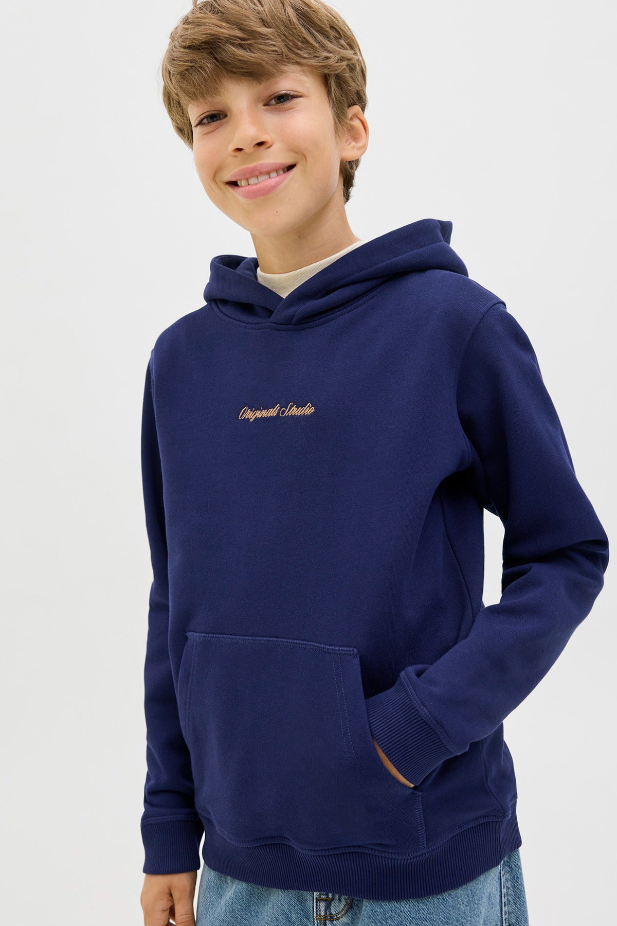 Jack & Jones Junior JORNORREBRO EMB SWEAT HOOD NOOS JNR
