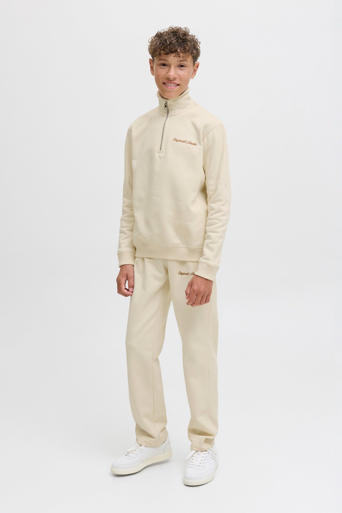 Jack & Jones Junior JORNORREBRO EMB SWEAT HIGH NECK JNR