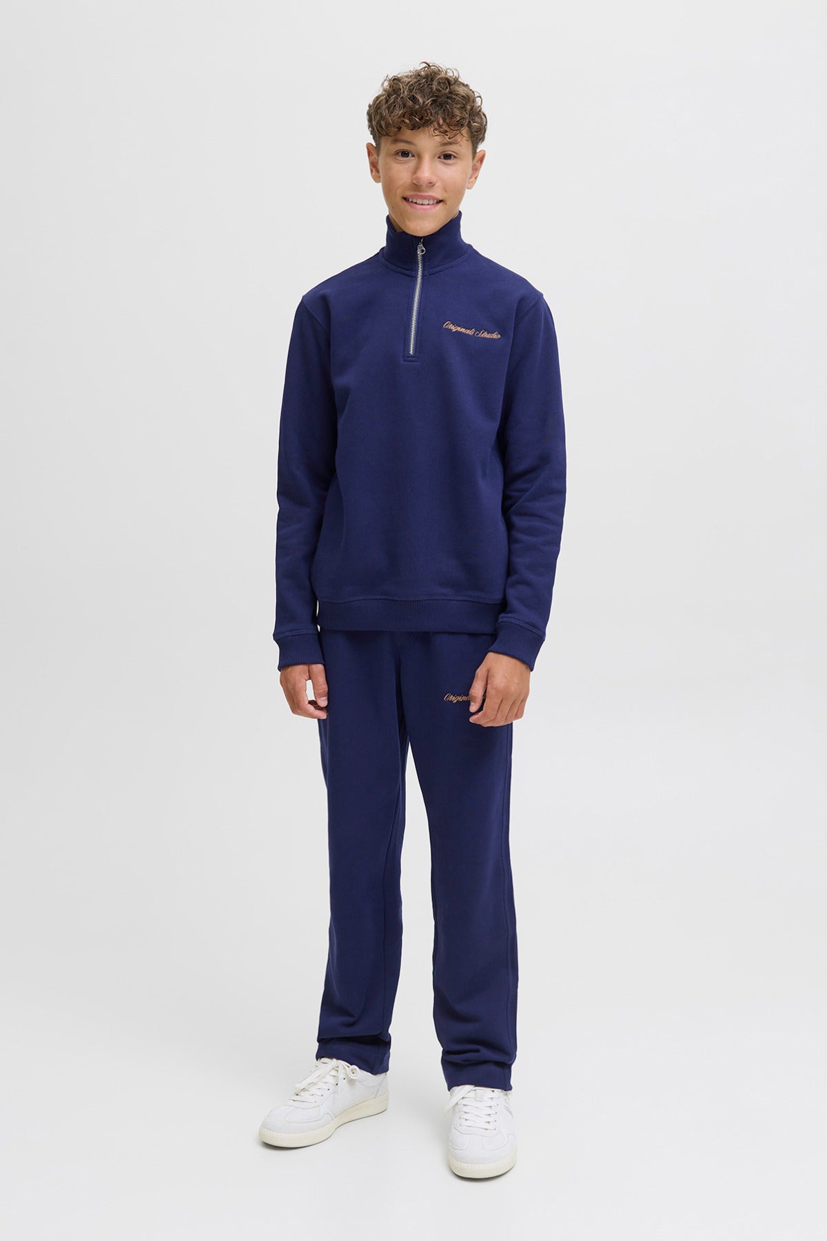 Jack & Jones Junior JORNORREBRO EMB SWEAT HIGH NECK JNR