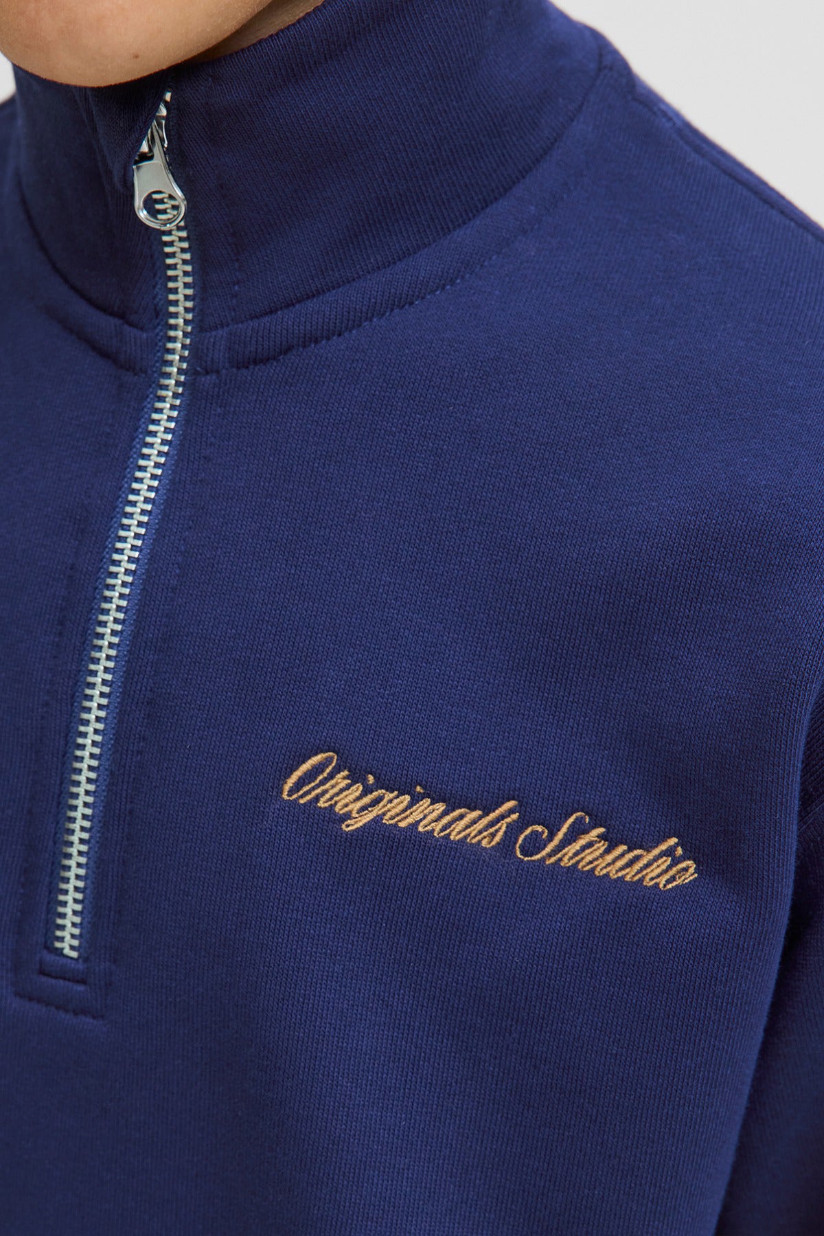 Jack & Jones Junior JORNORREBRO EMB SWEAT HIGH NECK JNR