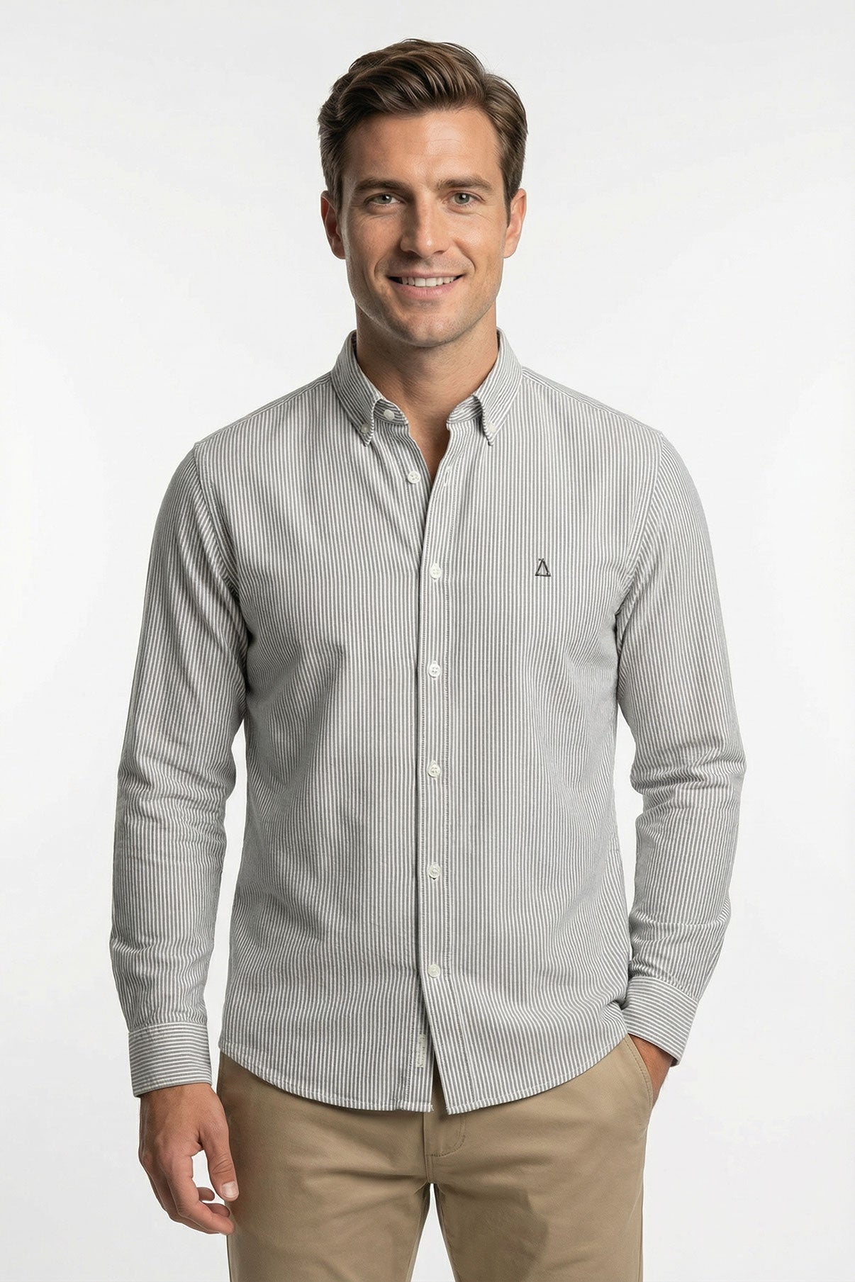 Milan LS - Klassisk langærmet oxford skjorte