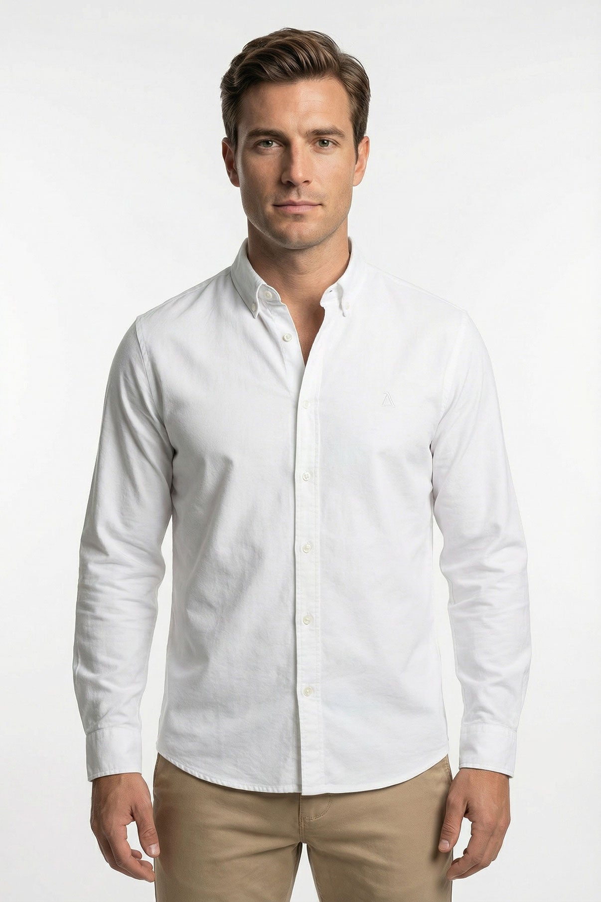 Milan LS - Klassisk langærmet oxford skjorte