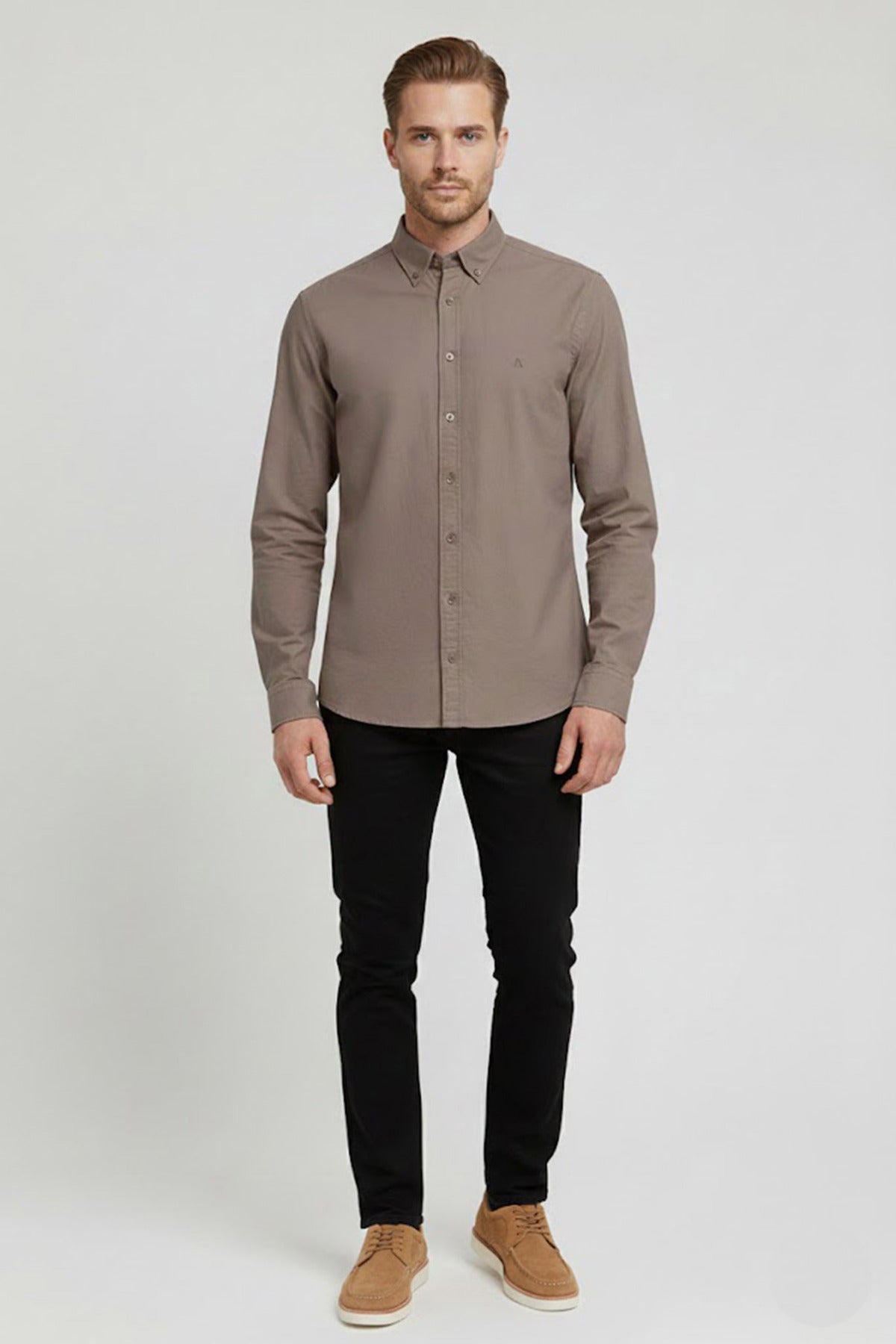 Milan LS - Klassisk langærmet oxford skjorte