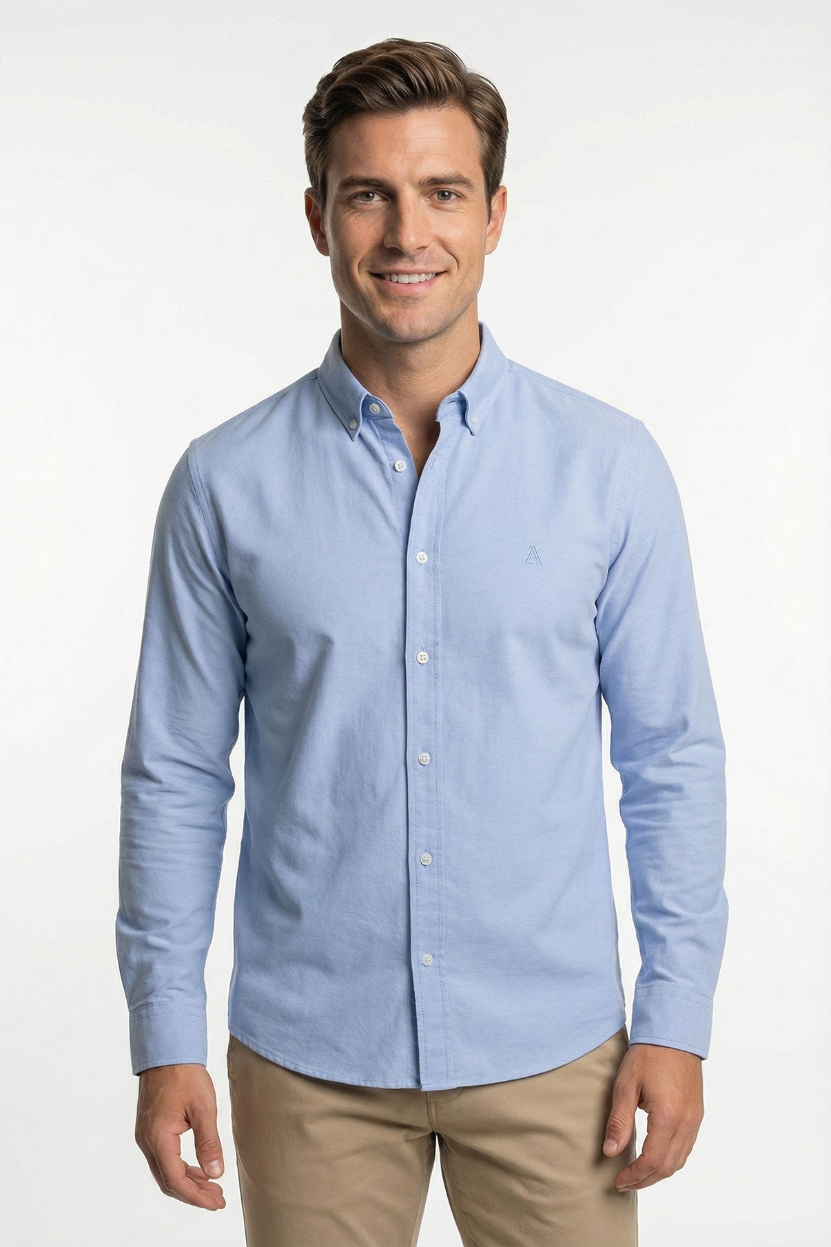 Milan LS - Klassisk langærmet oxford skjorte