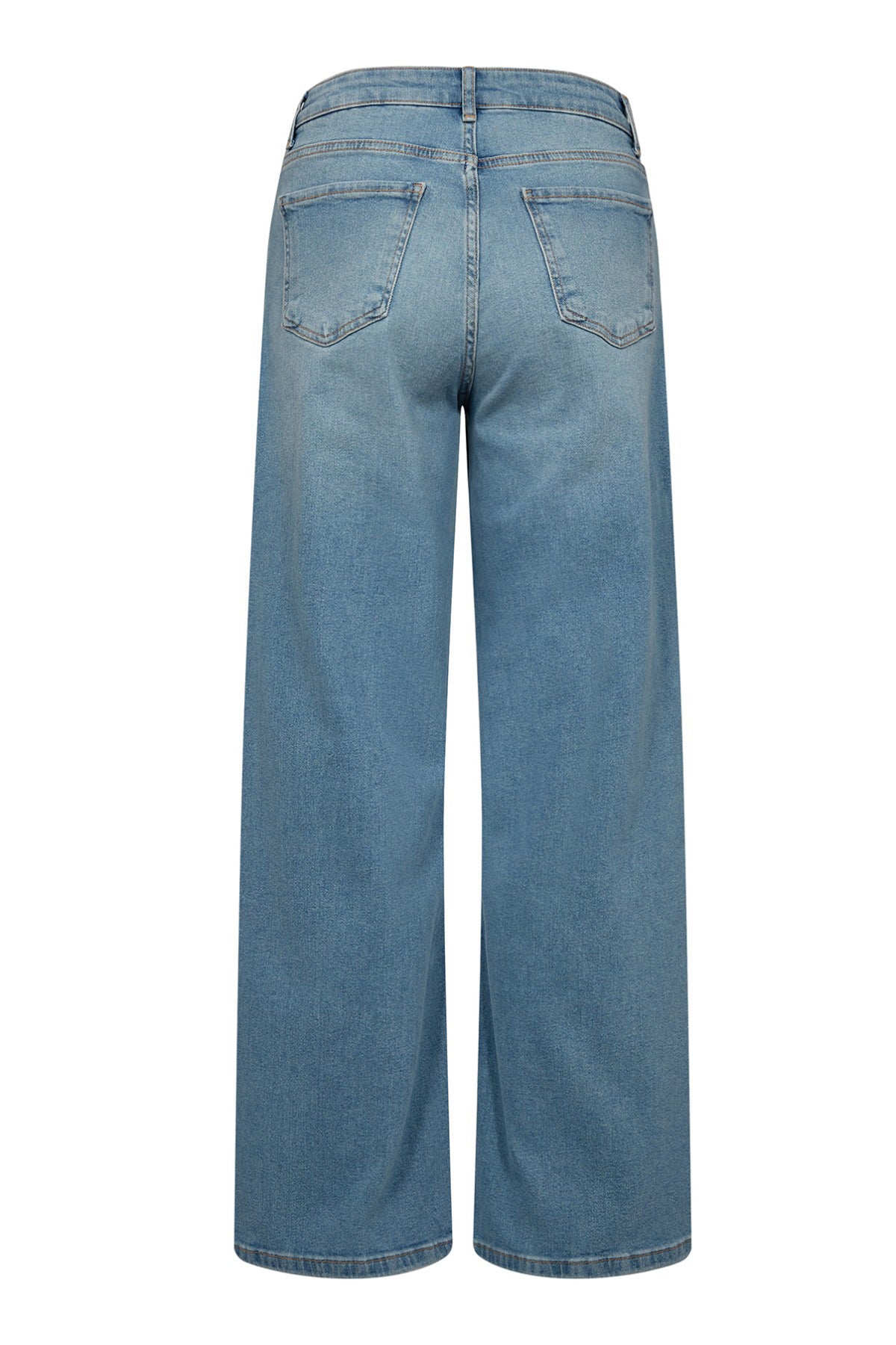 Mynthe - Strækbare denim jeans med brede ben