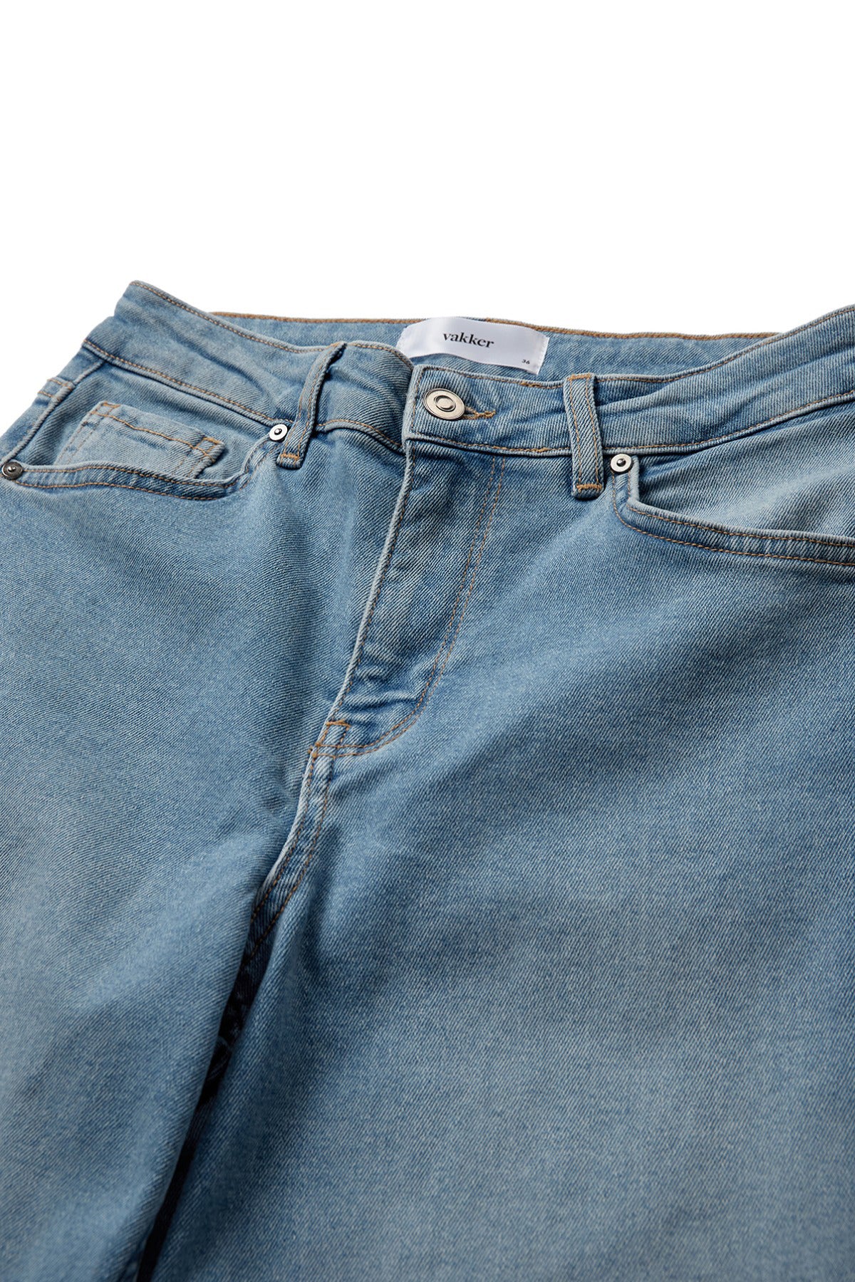 Mynthe - Strækbare denim jeans med brede ben