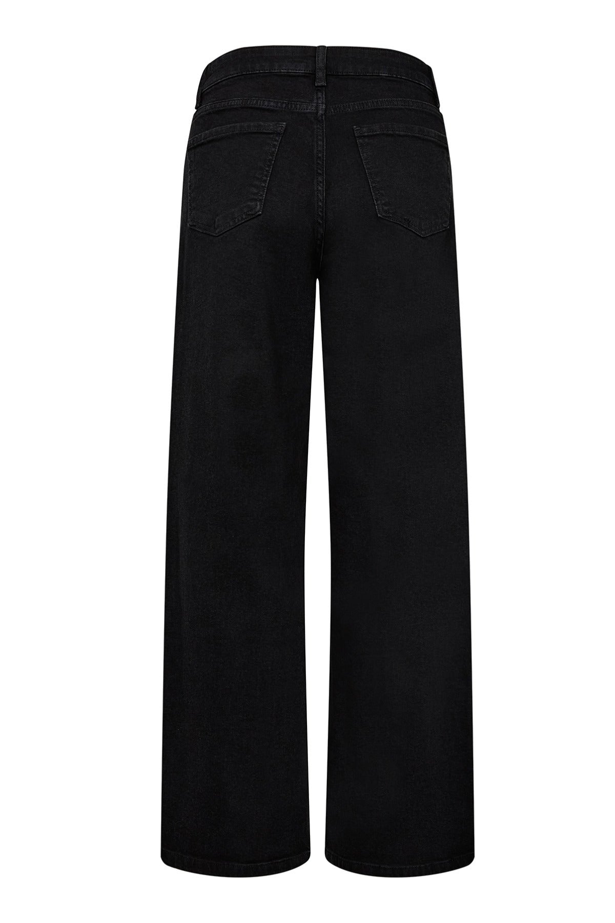 Mynthe - Strækbare denim jeans med brede ben