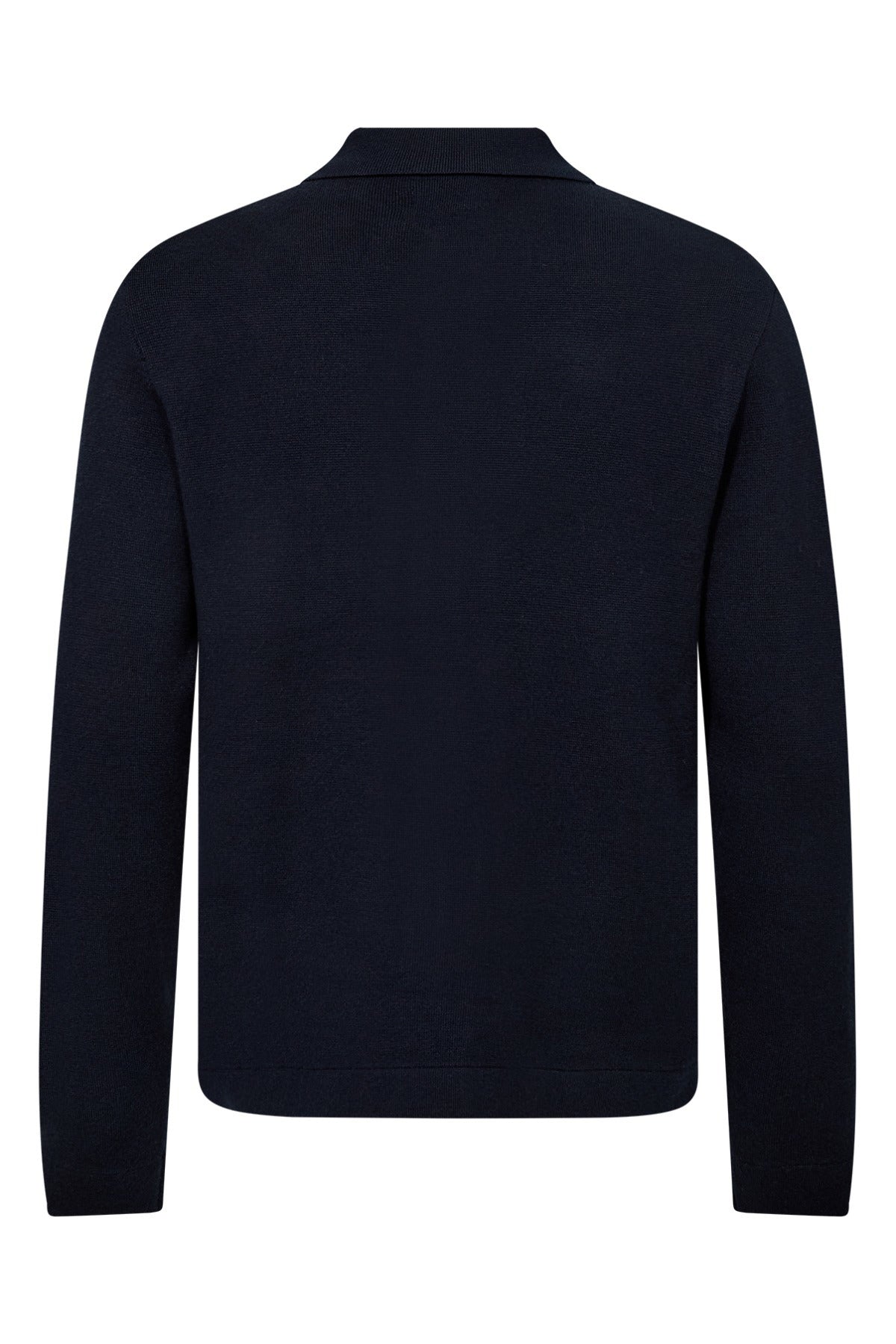 Alfred - Strikcardigan med polokrave