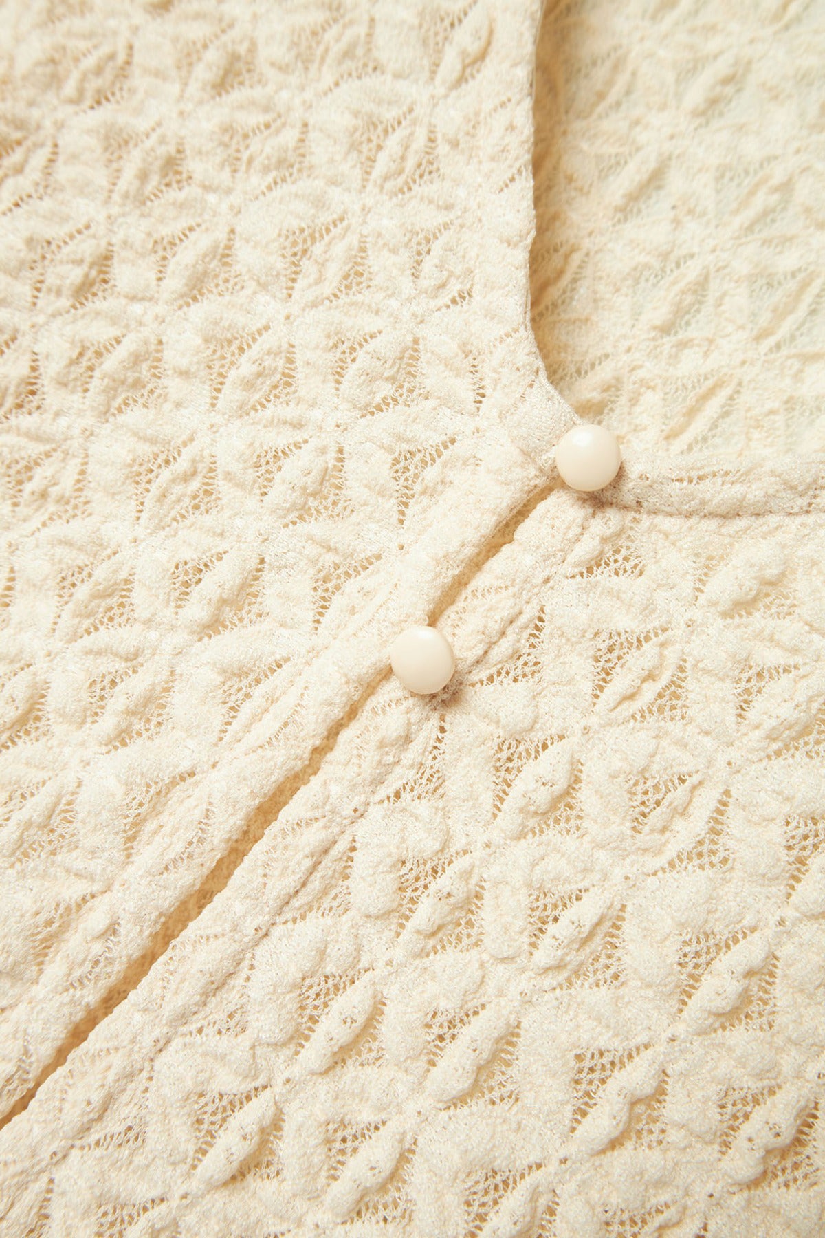 LMTD GIRLS NLFRALMA LS LACE SHORT CARDIGAN
