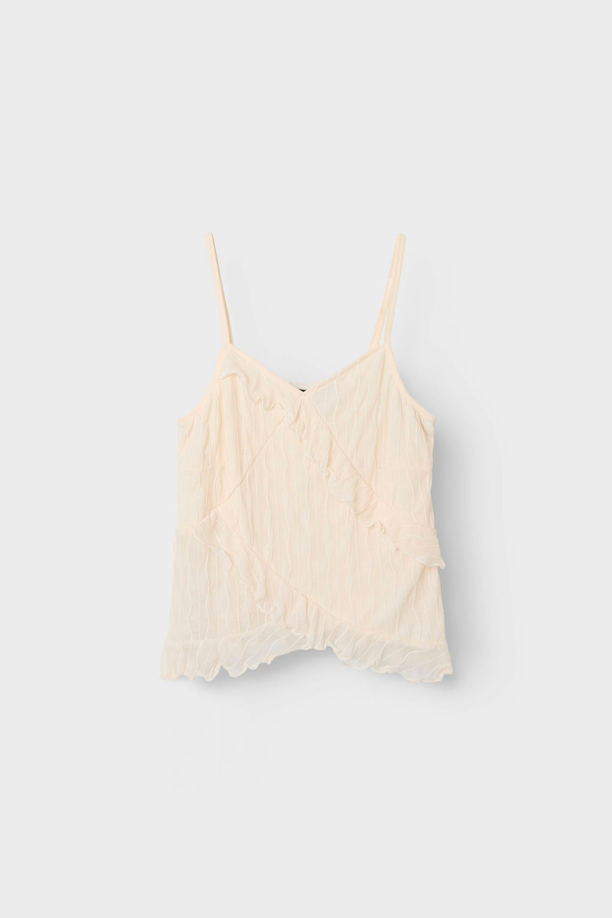 LMTD GIRLS NLFHULLU SHORT STRAP TOP