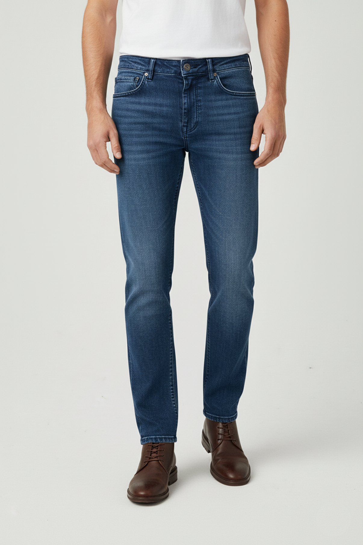 Wesley - Denimjeans med stræk