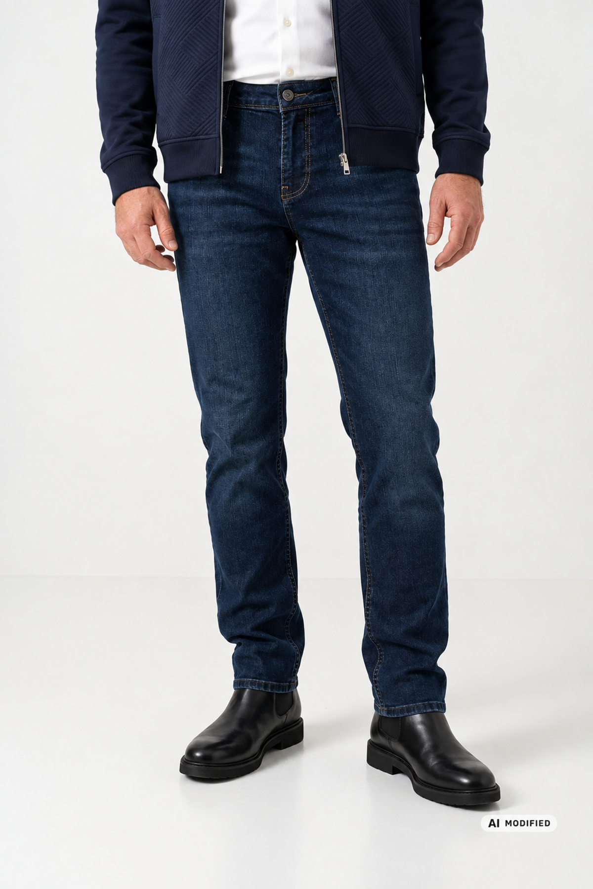 Wesley - Kvalitetsjeans med stræk og tapered pasform