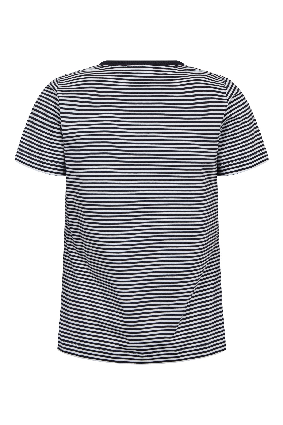 VAKKER Sol - Stribet T-shirt med korte ærmer