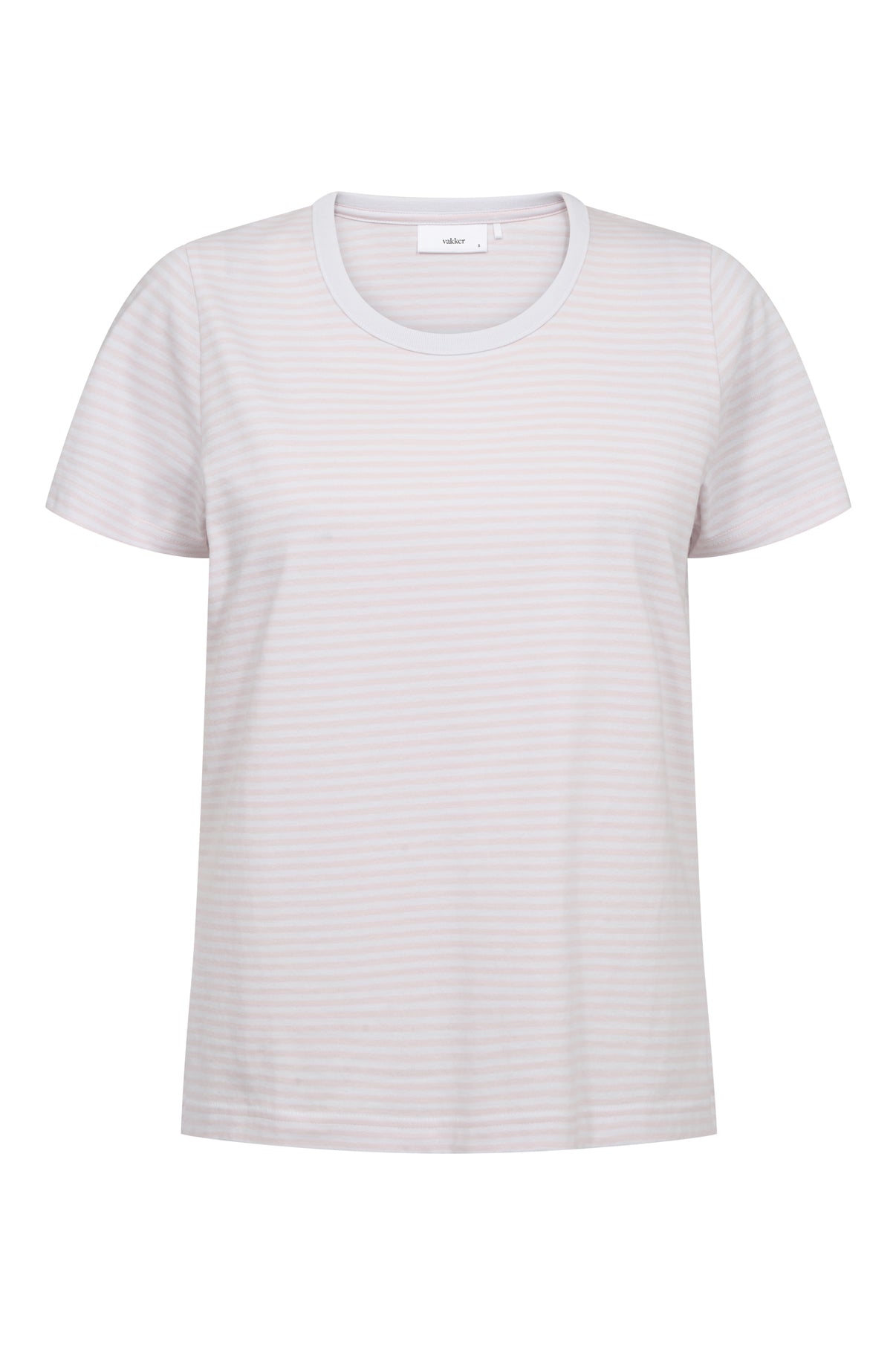 VAKKER Sol - Stribet T-shirt med korte ærmer