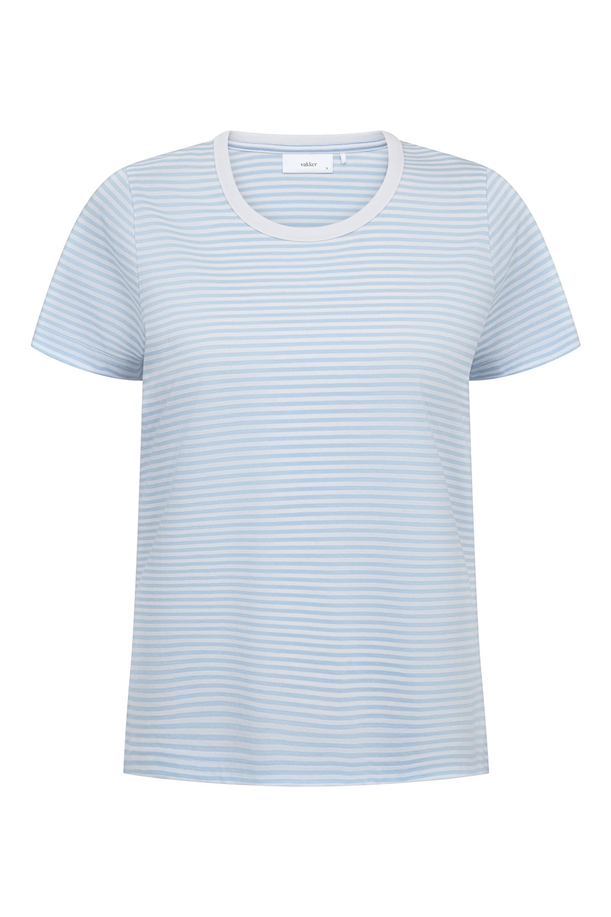 VAKKER Sol - Stribet T-shirt med korte ærmer
