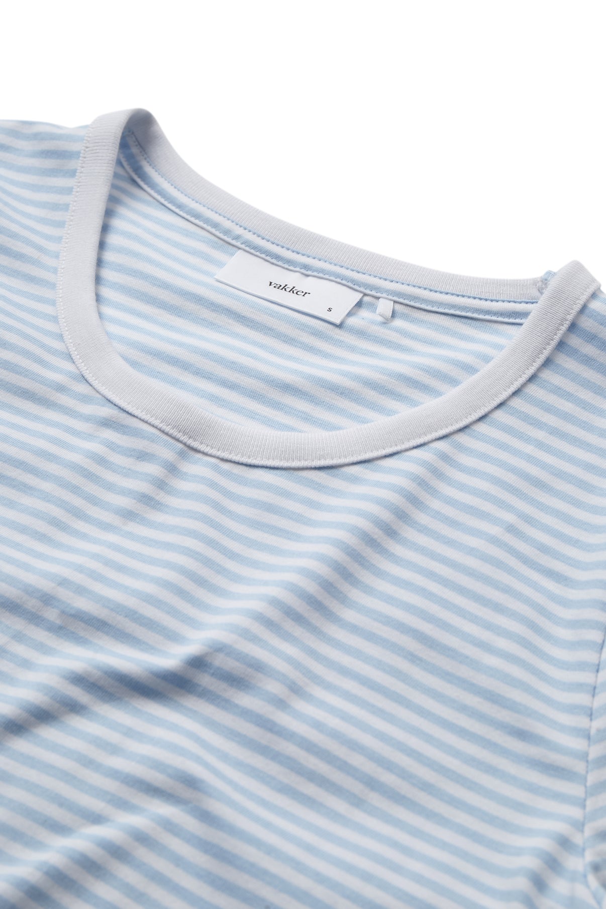 VAKKER Sol - Stribet T-shirt med korte ærmer