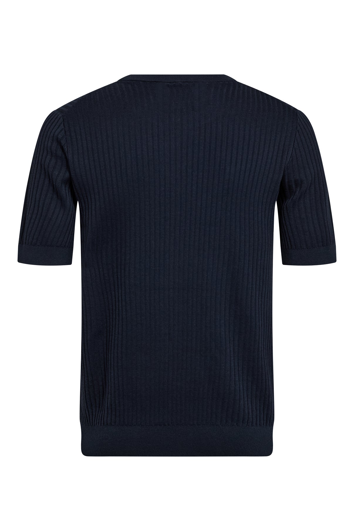Poul SS - Kortærmet strik med ribstruktur