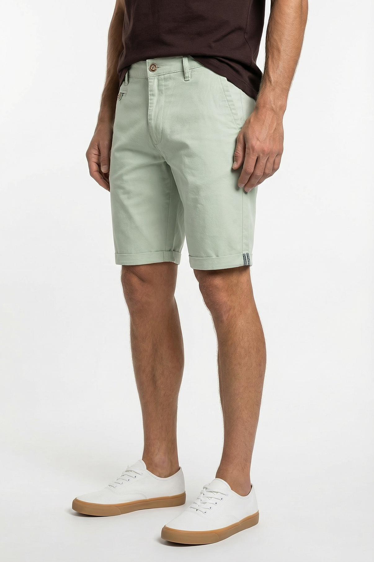 Alfonso - Chino shorts med let strech
