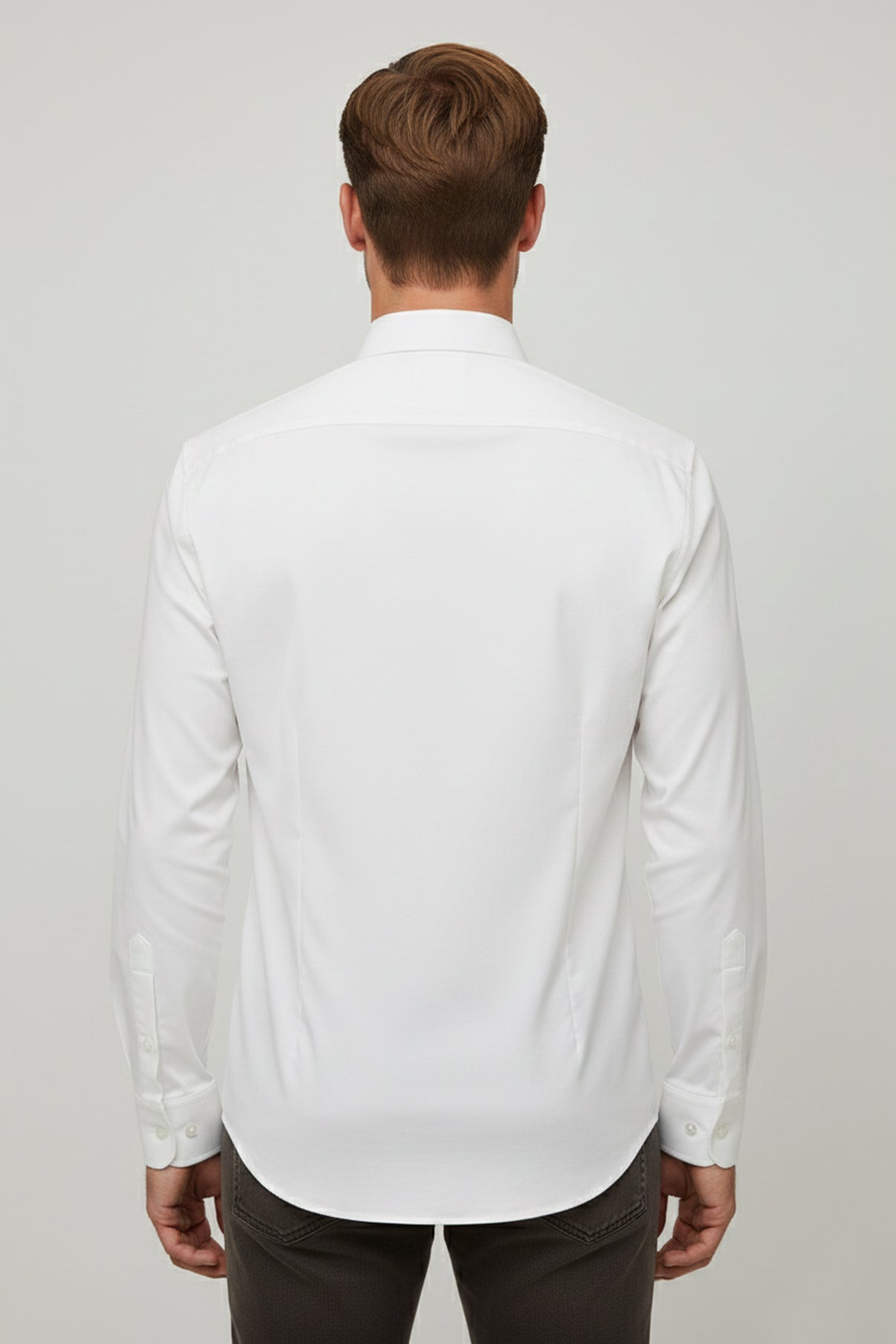 Ravi LS - Langærmet jersey skjorte med ultra stretch