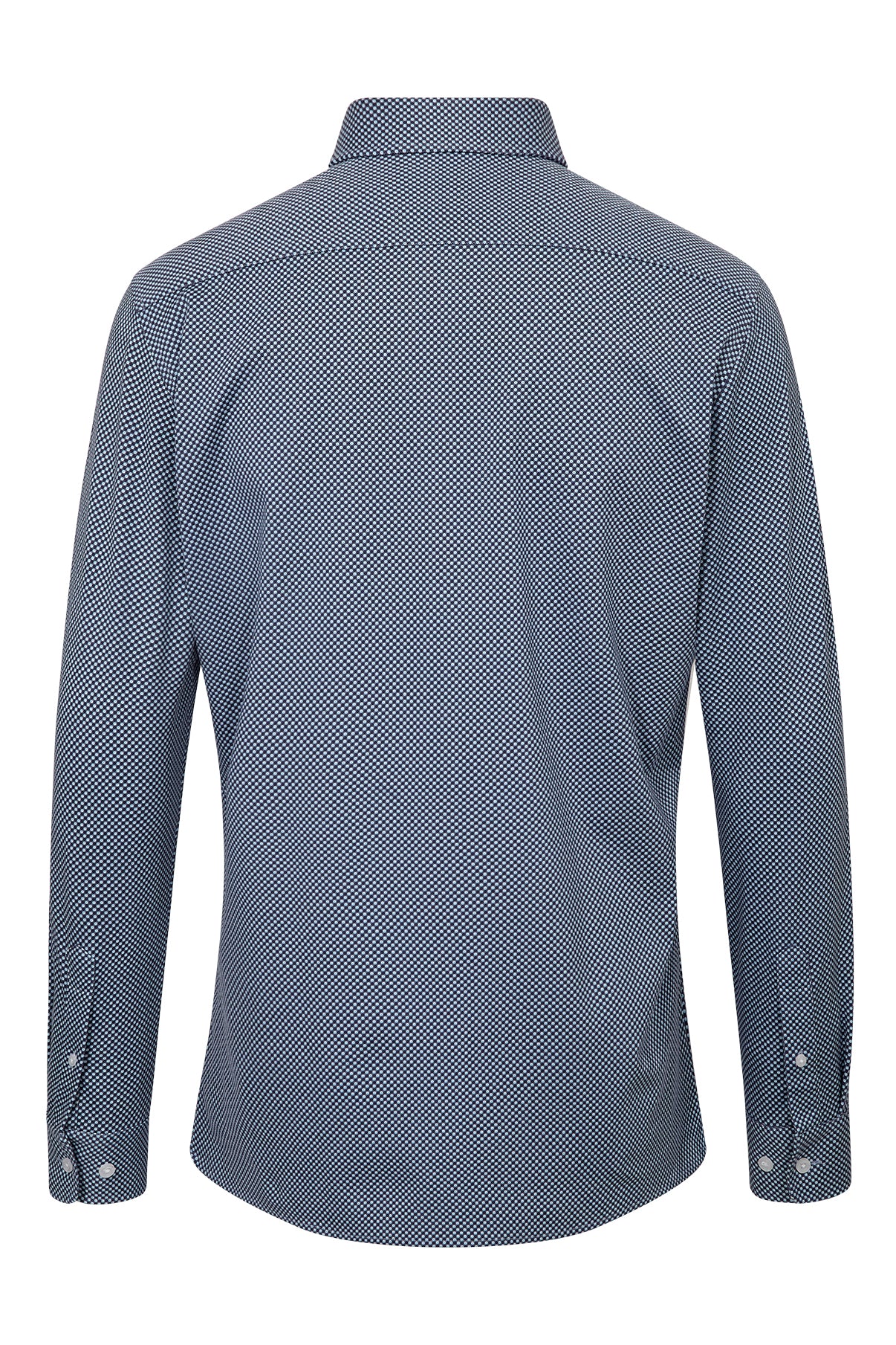 Langærmet jersey skjorte med ultra stretch i modern comfort fit