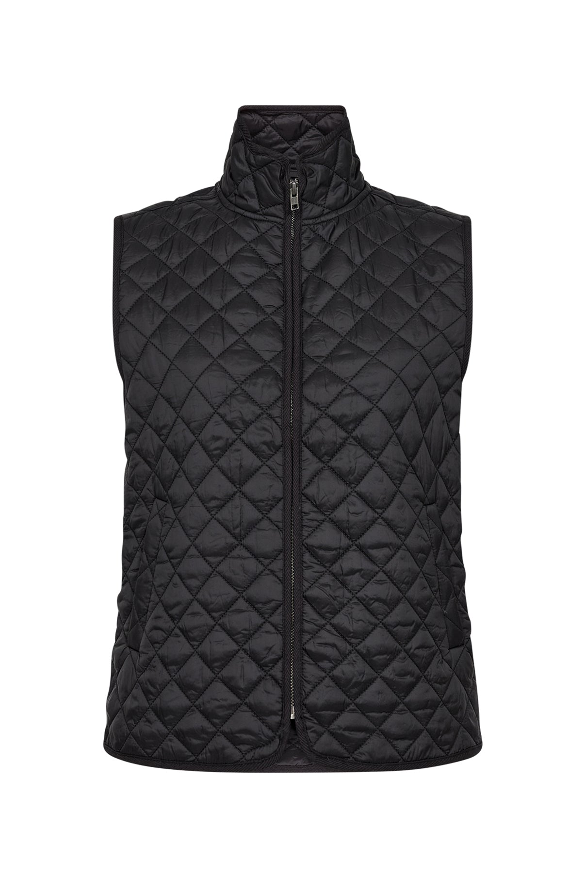 Soff - Let quiltet vest med lommer