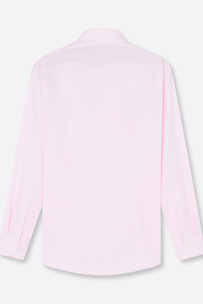 Langærmet covershirt i modern fit og strygefri kvalitet