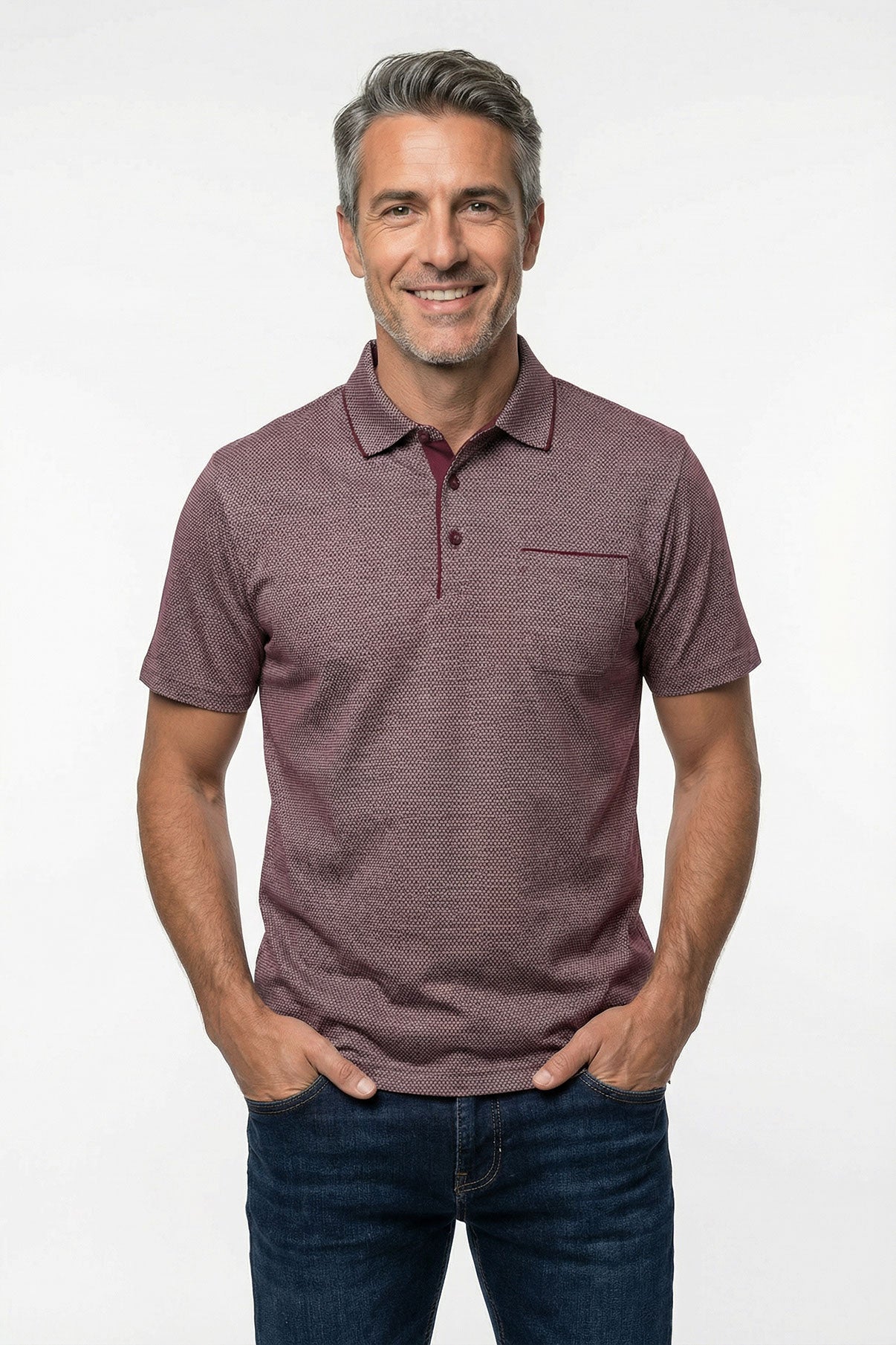 Peter - Polo T-shirt med brystlomme