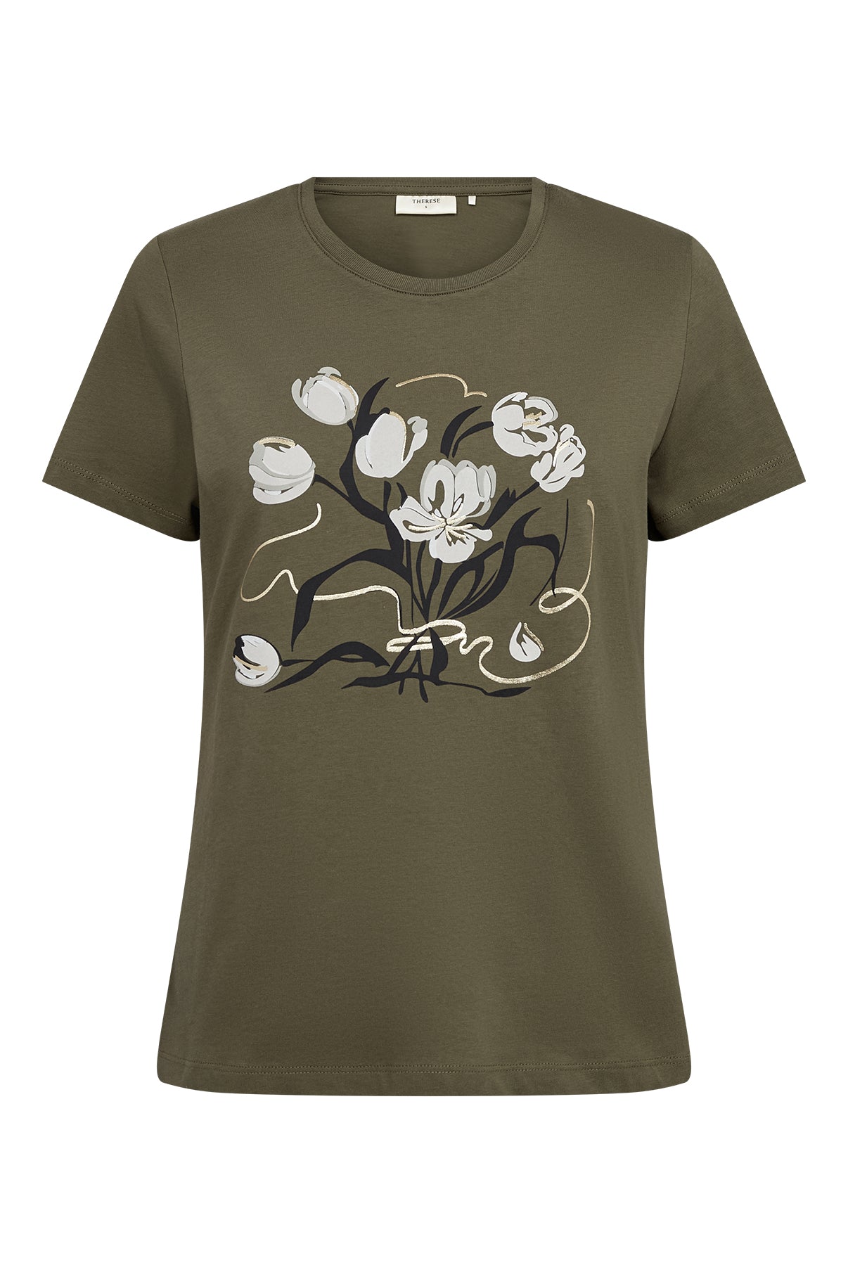 Ida - T-shirt i bomuld med detalje