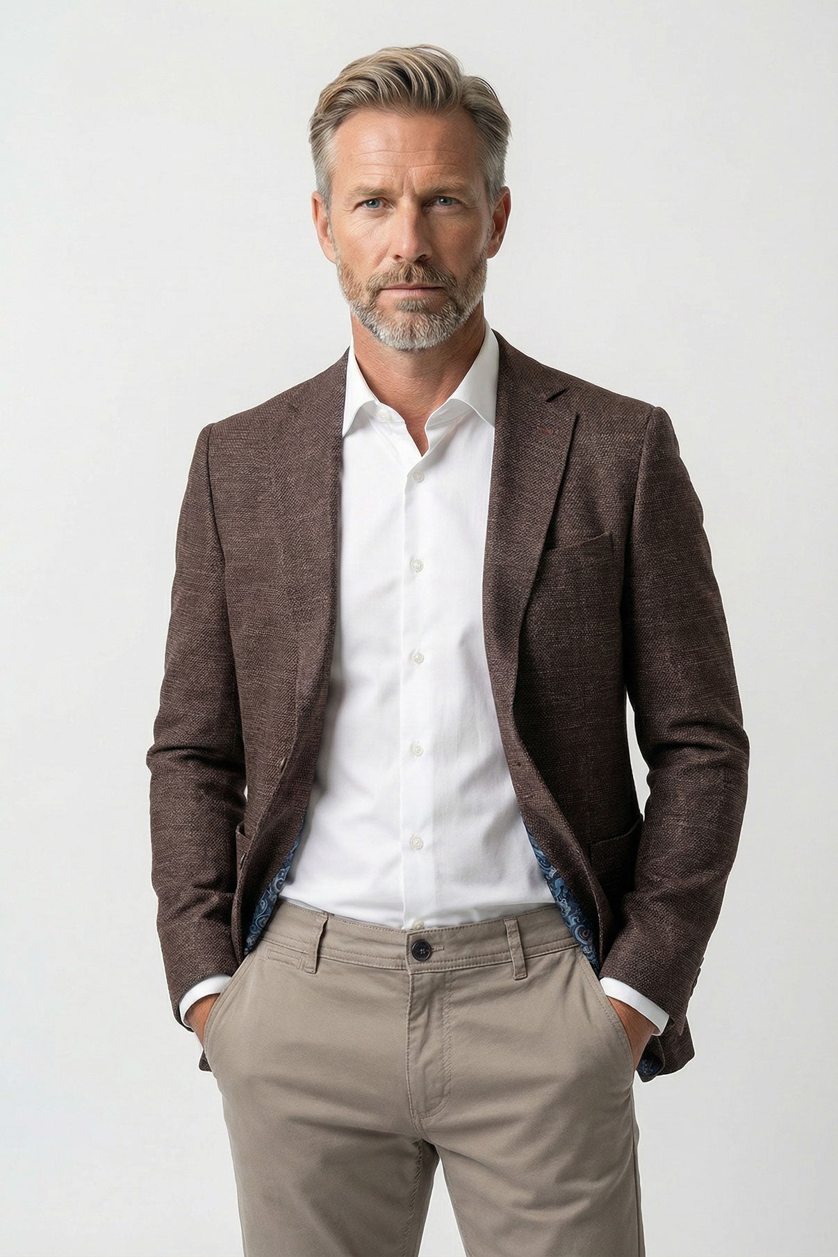 Tokker - Blazer i strukturvævet kvalitet