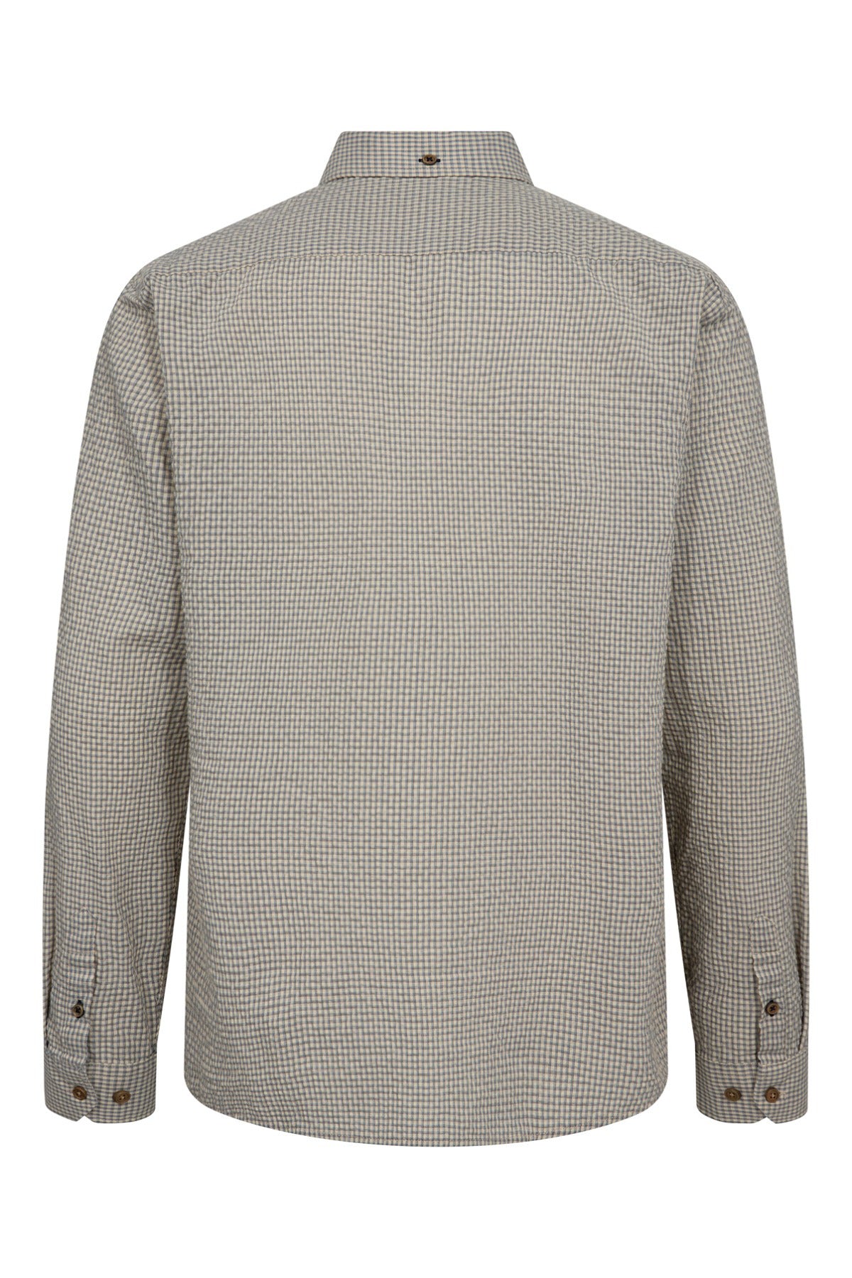 Ninja - Langærmet skjorte i struktureret materiale