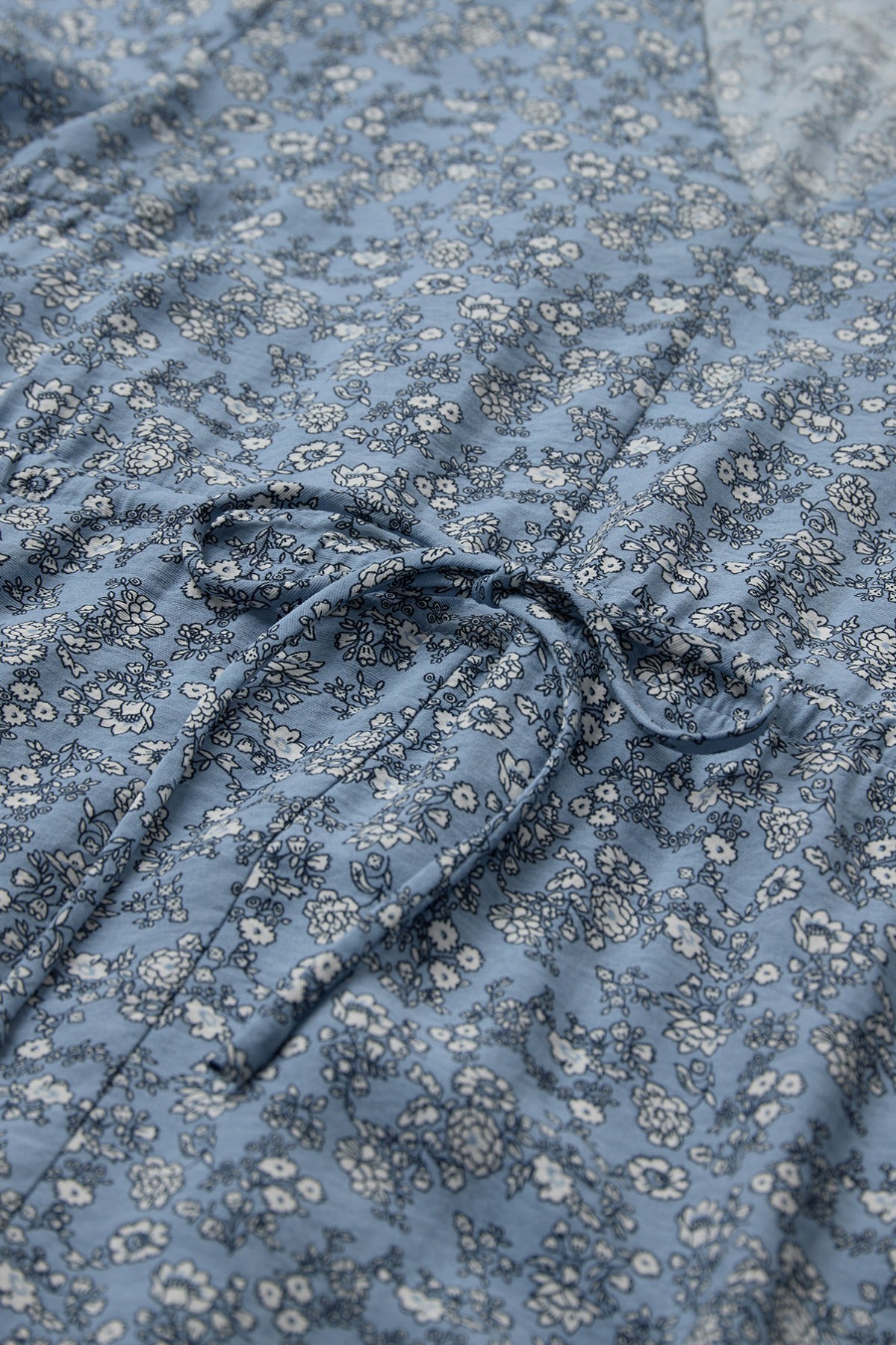 Isabella - Lang kjole med bindebånd