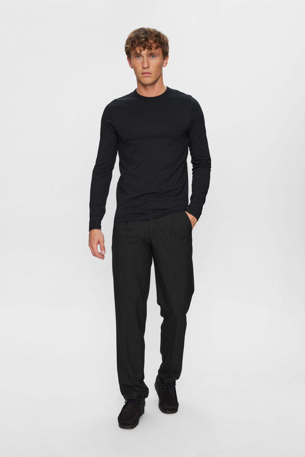 Vince - Klassiske bukser med læg