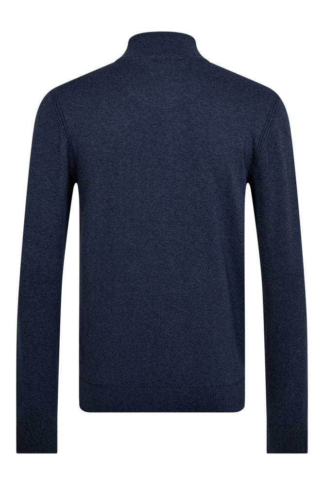 Lasso - Half zip striktrøje med høj hals