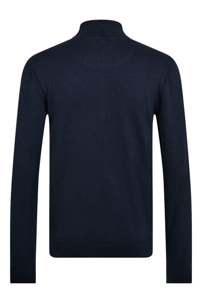Lasso - Half zip striktrøje med høj hals