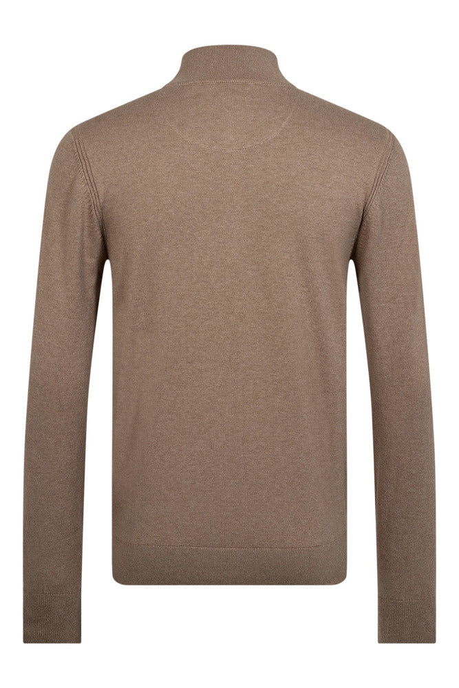 Lasso - Half zip striktrøje med høj hals