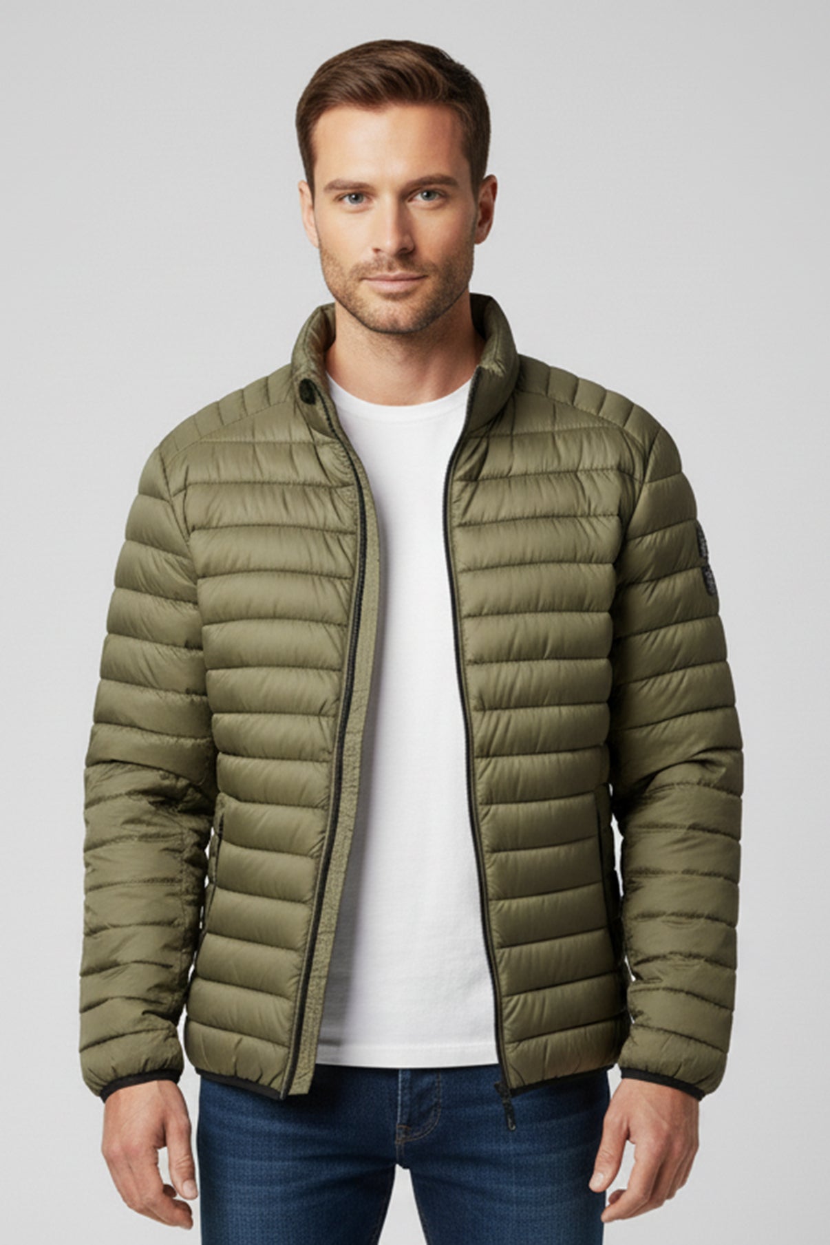 Lun pufferjakke med lommer