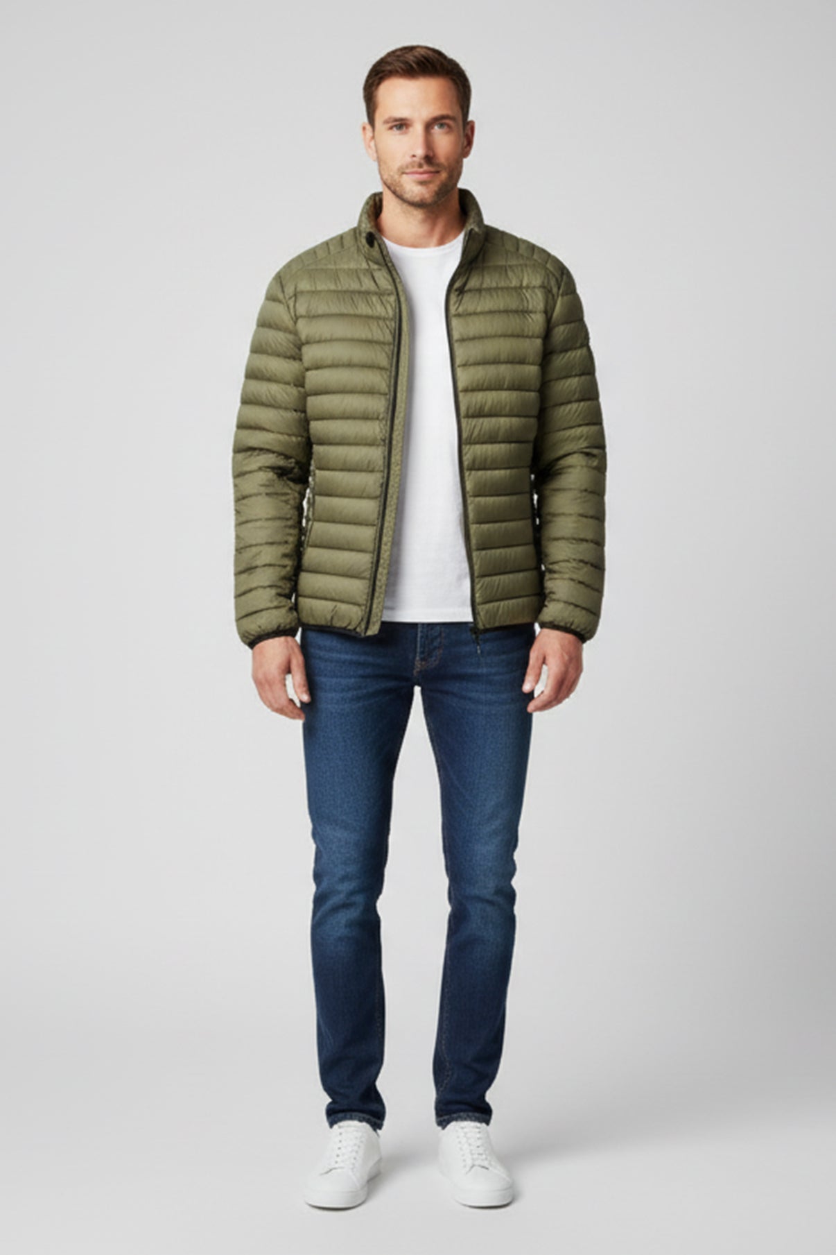 Lun pufferjakke med lommer