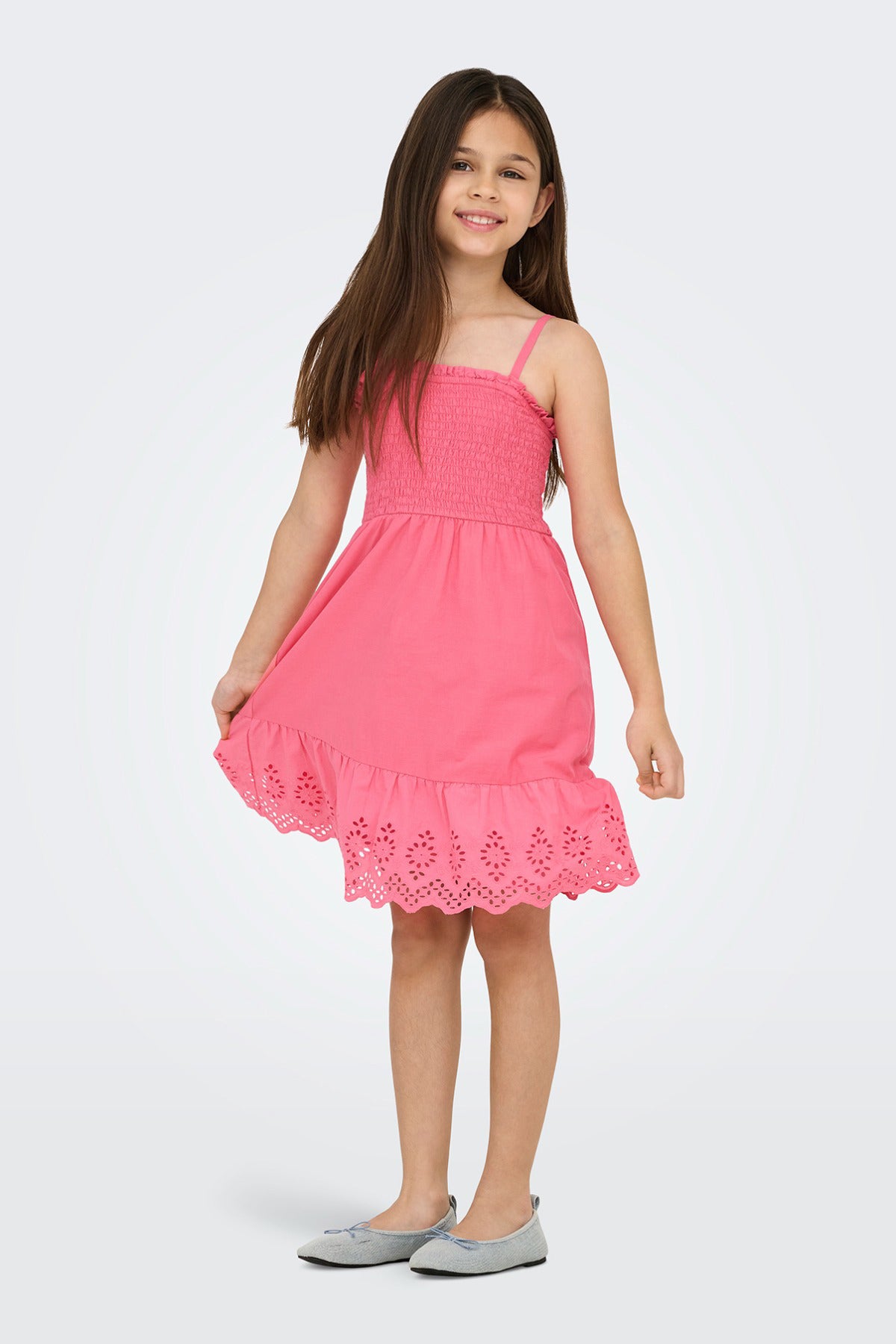 KIDS ONLY KOGLOU LIFE EMB SMOCK DRESS WVN