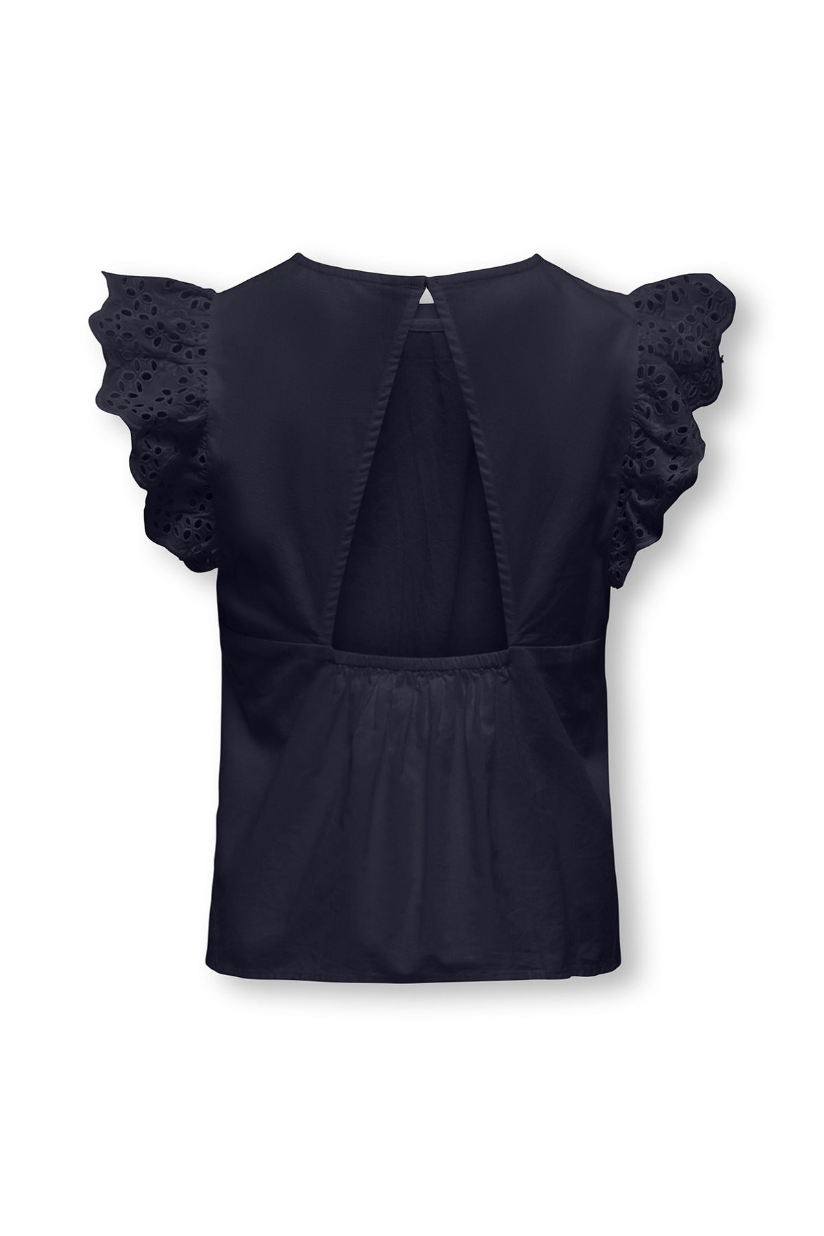 KIDS ONLY KOGLOU LIFE S/L EMB TOP WVN